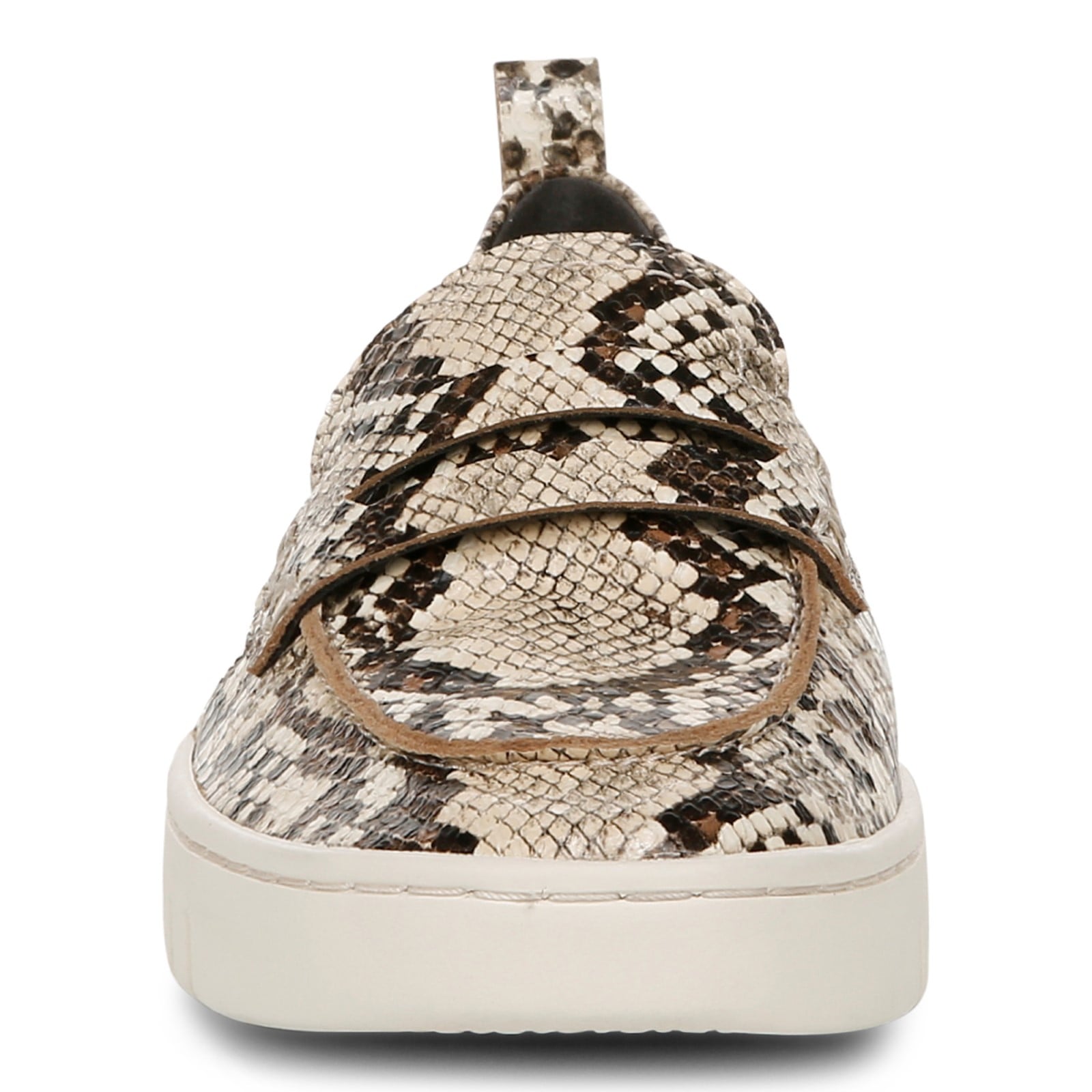 Vionic Uptown Women's Slip-On Loafer Moc Casual Shoes - Ivory Multi - Front