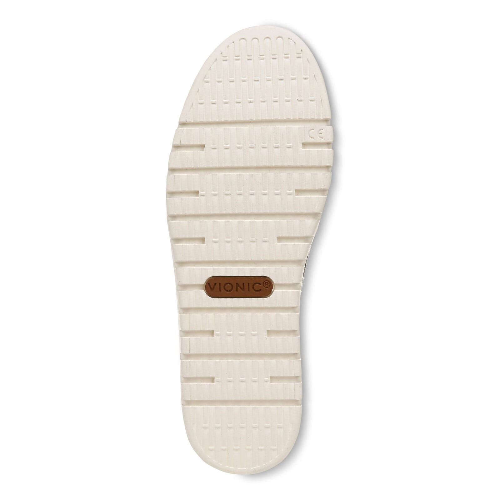 Vionic Uptown Women's Slip-On Loafer Moc Casual Shoes - Ivory Multi - Bottom