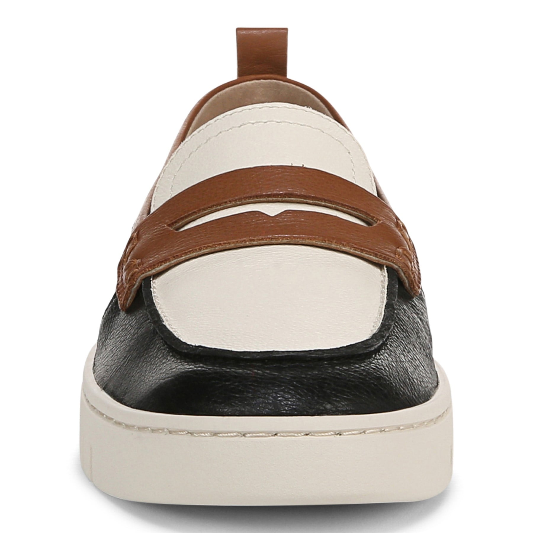 Vionic Uptown Women's Slip-On Loafer Moc Casual Shoes - Black Multi - Front