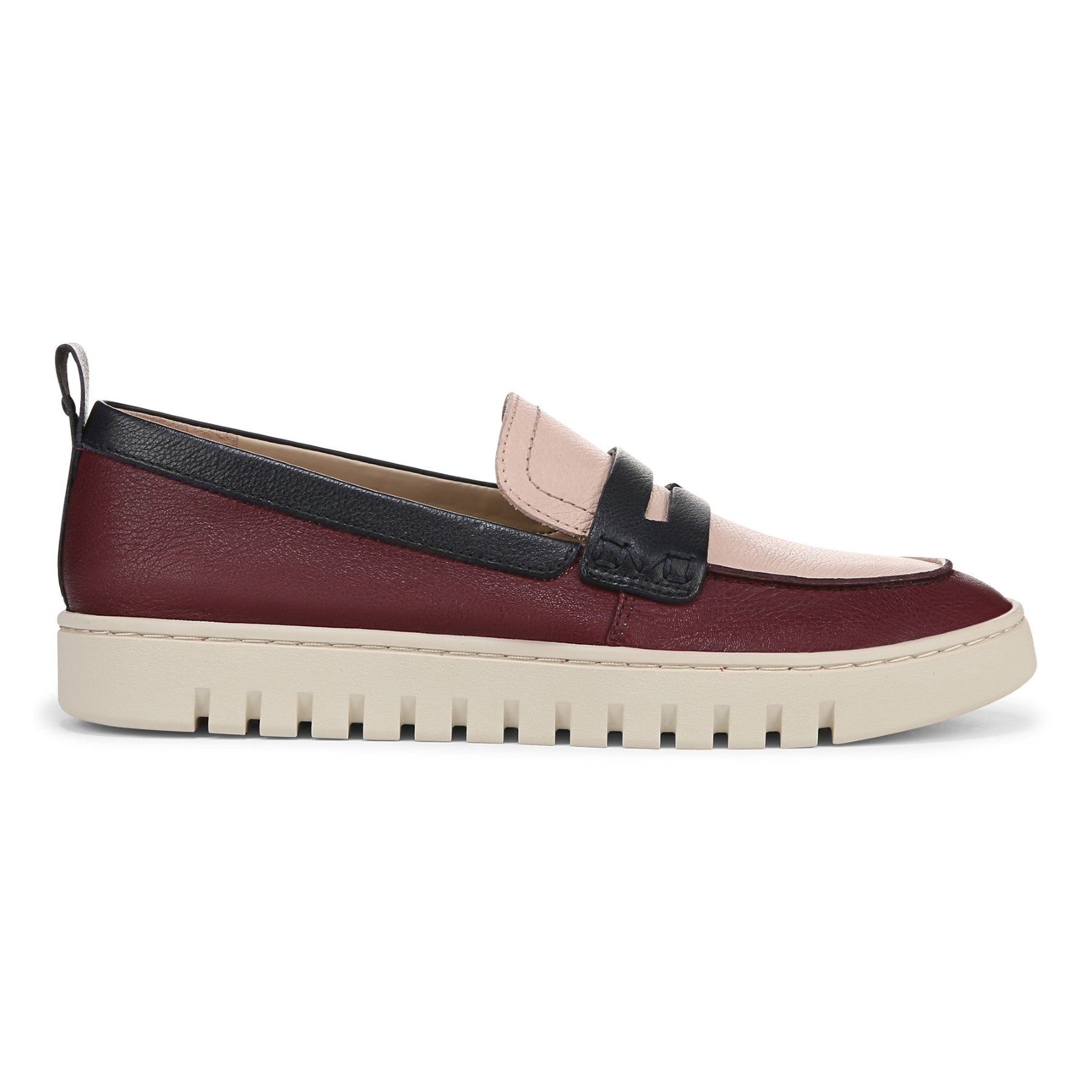 Vionic Uptown Resort Women's Slip-On Loafer Moc Casual Shoes - Cherry Jubilee Multi - Right side