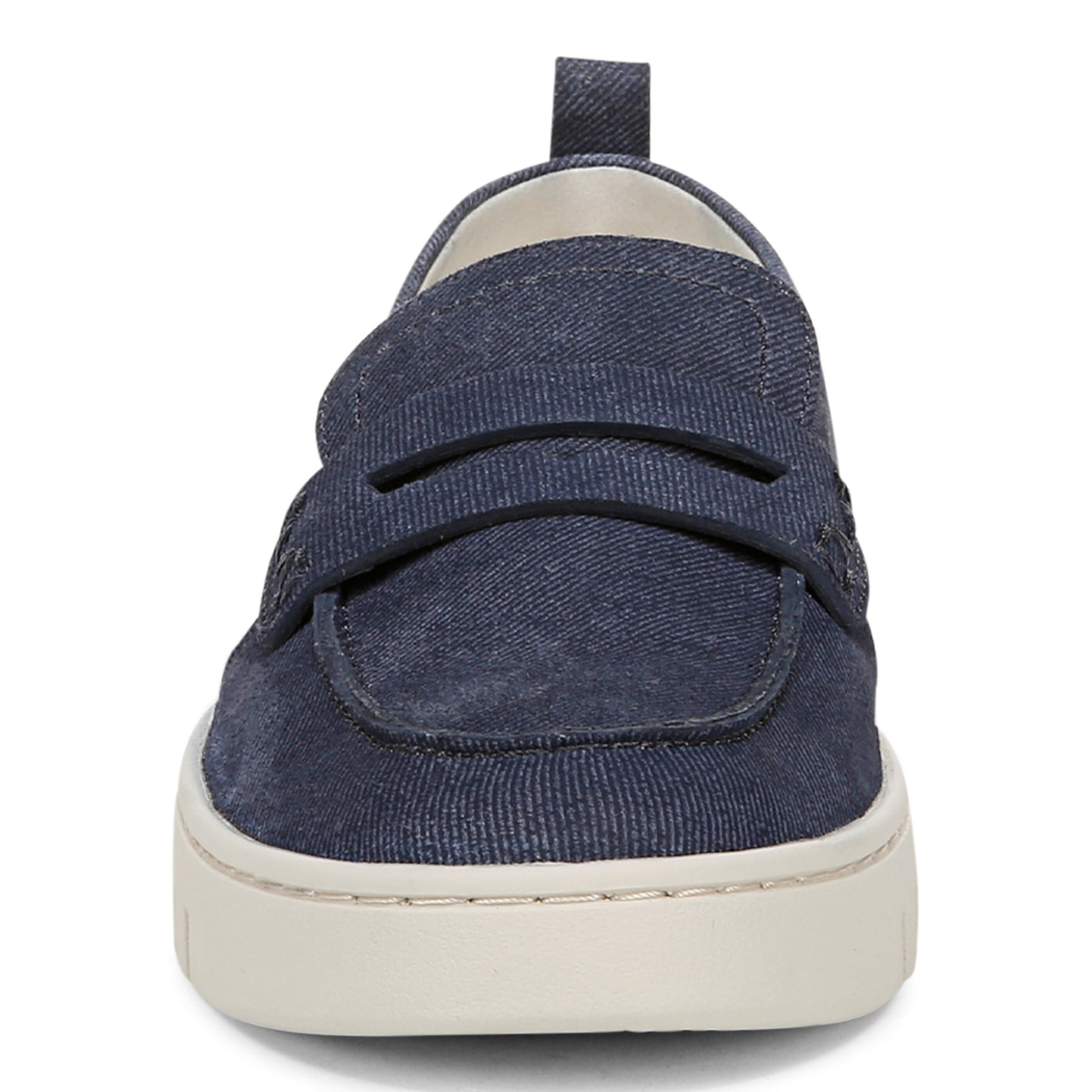 Vionic Uptown Women's Slip-On Loafer Moc Casual Shoes - Dark Denim - Front