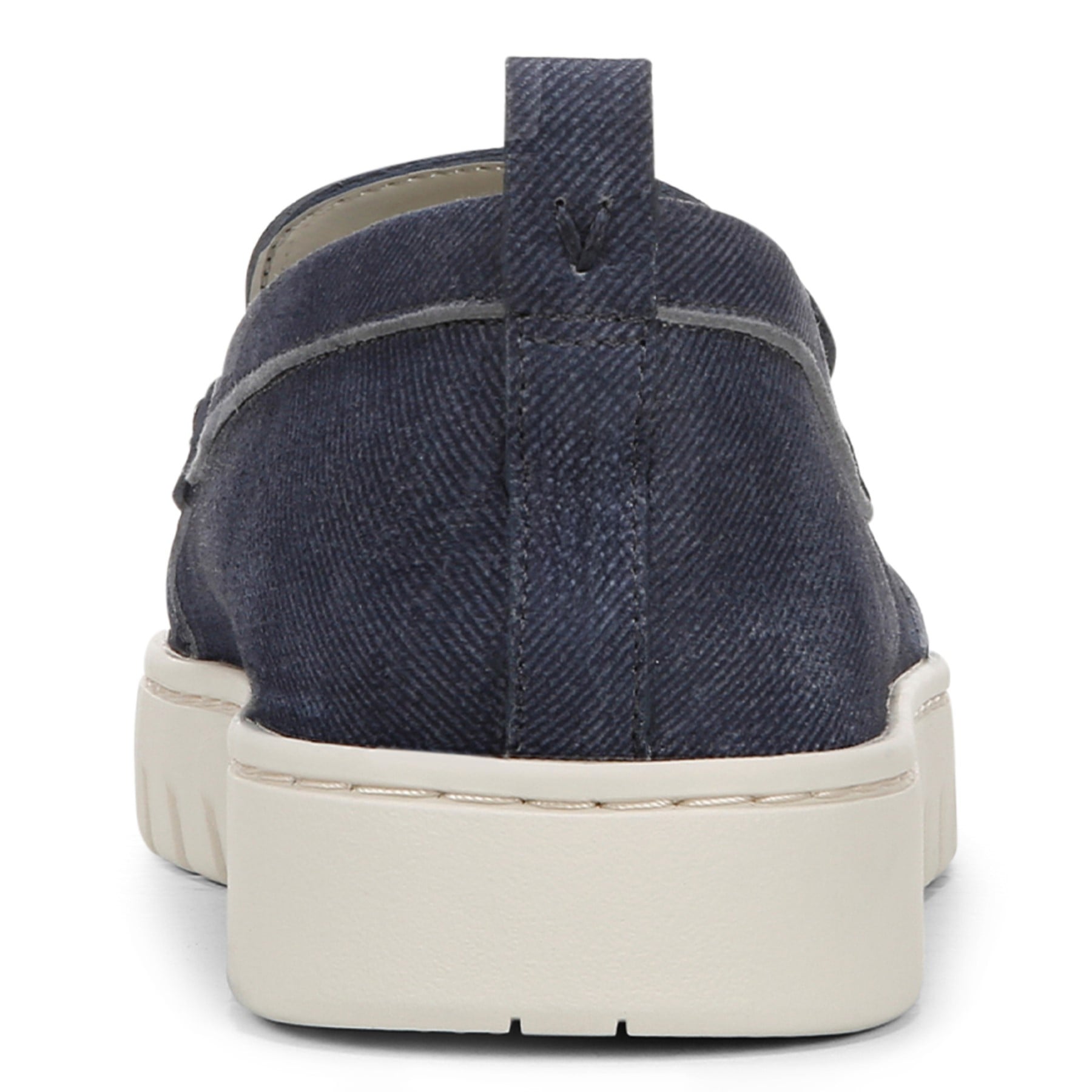 Vionic Uptown Women's Slip-On Loafer Moc Casual Shoes - Dark Denim - Back