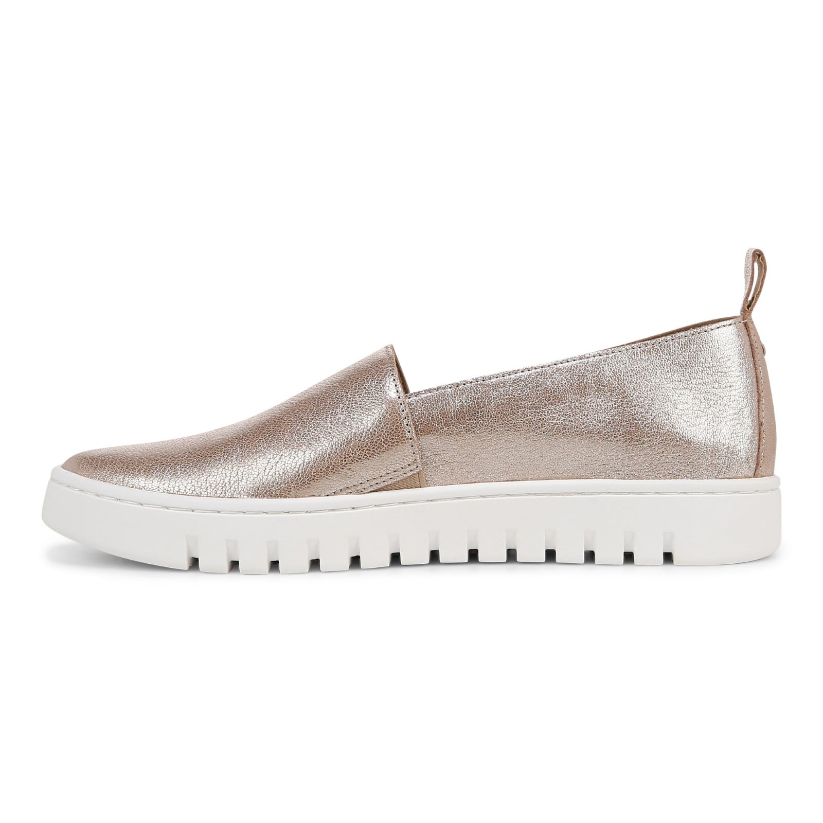 Vionic Uptown A-lin womens Slip On/Loafer/Moc Shoe - Champagne - Left Side