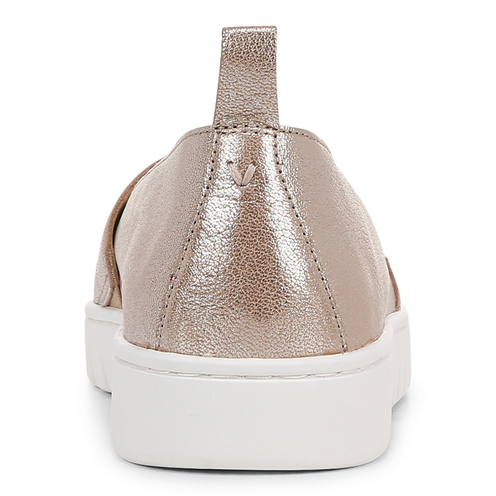 Vionic Uptown A-lin womens Slip On/Loafer/Moc Shoe - Champagne - Back