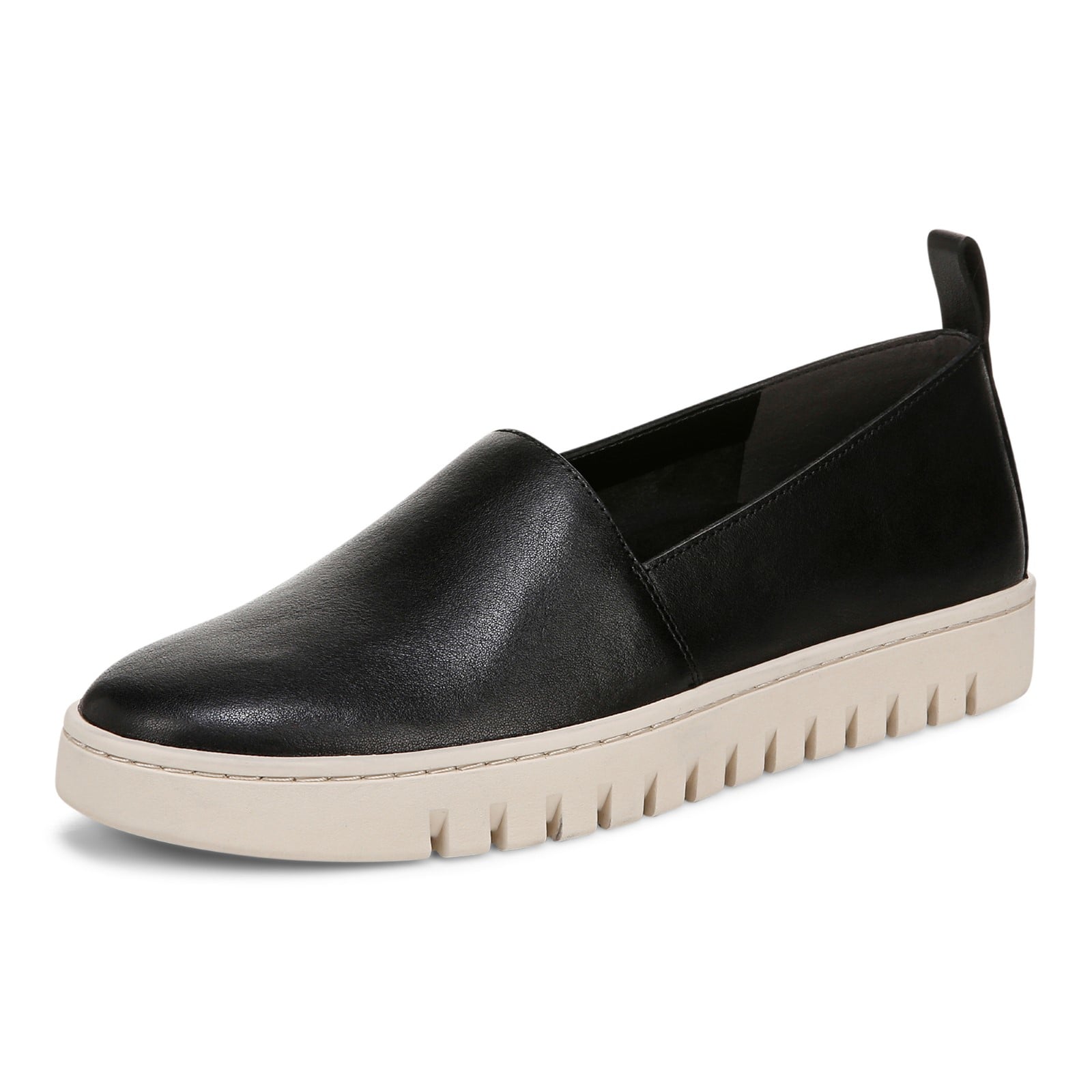 Vionic Uptown A-lin womens Slip On/Loafer/Moc Shoe - Black - Left angle