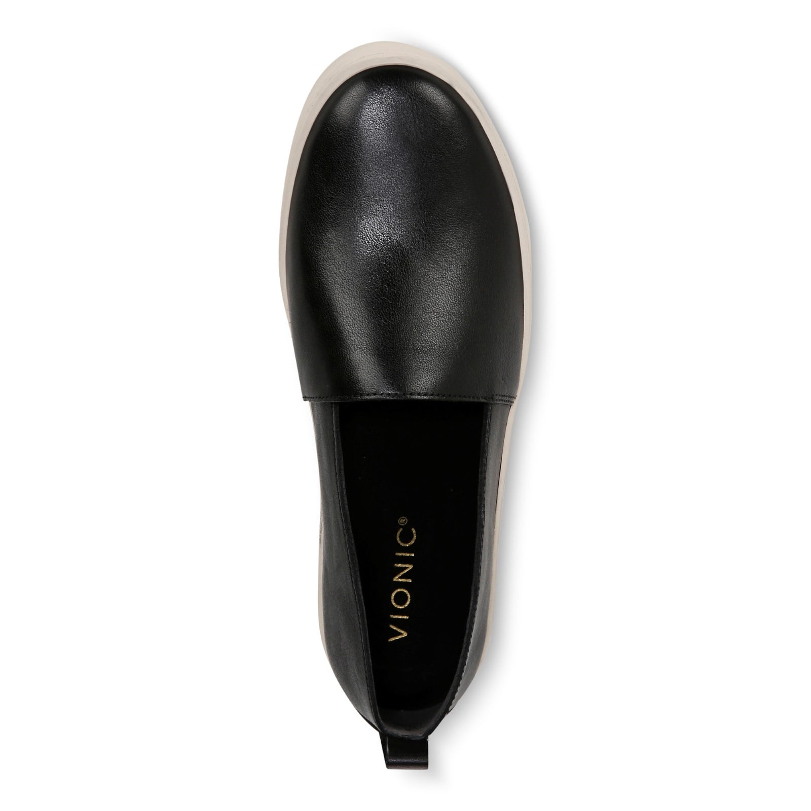 Vionic Uptown A-lin womens Slip On/Loafer/Moc Shoe - Black - Top