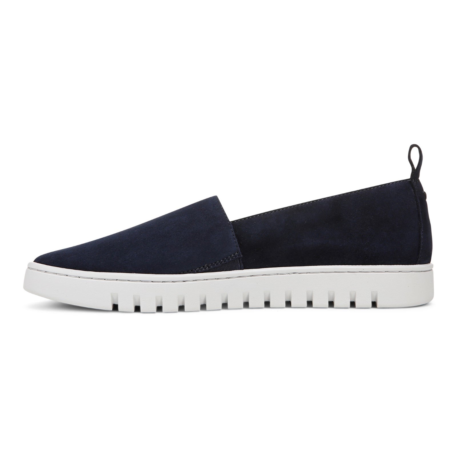 Vionic Uptown A-lin womens Slip On/Loafer/Moc Shoe - Navy Blazer/vapor - Left Side