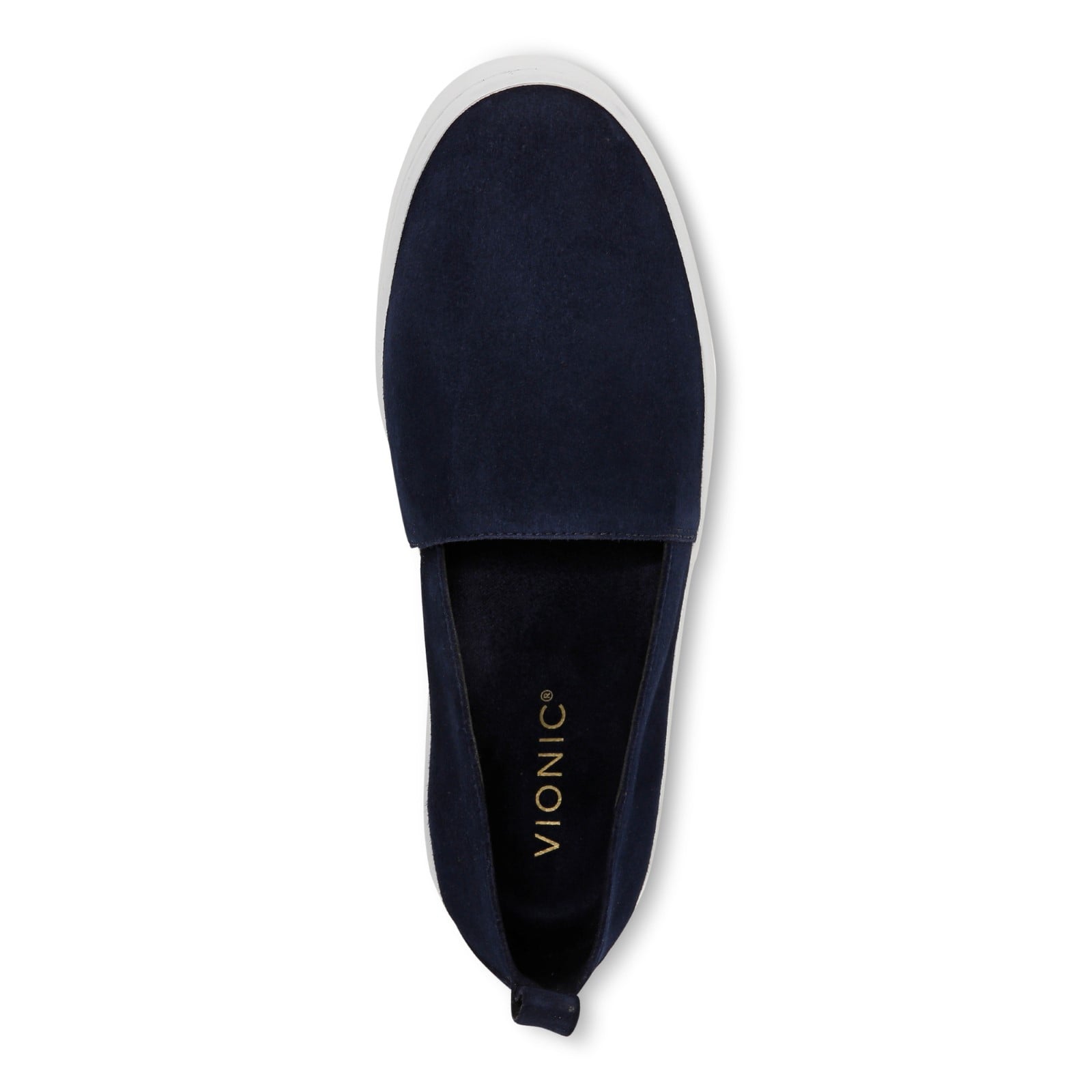 Vionic Uptown A-lin womens Slip On/Loafer/Moc Shoe - Navy Blazer/vapor - Top