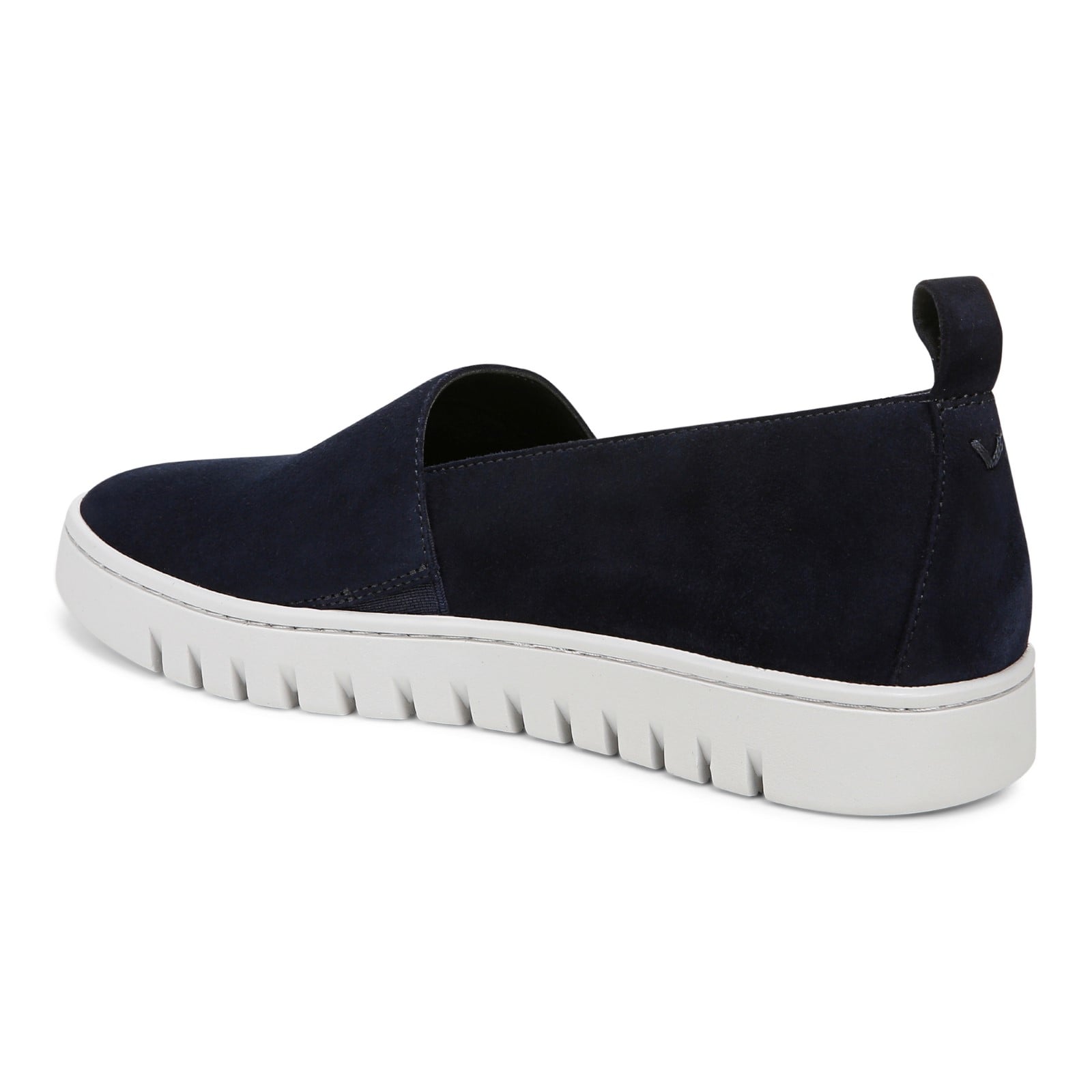 Vionic Uptown A-lin womens Slip On/Loafer/Moc Shoe - Navy Blazer/vapor - Back angle
