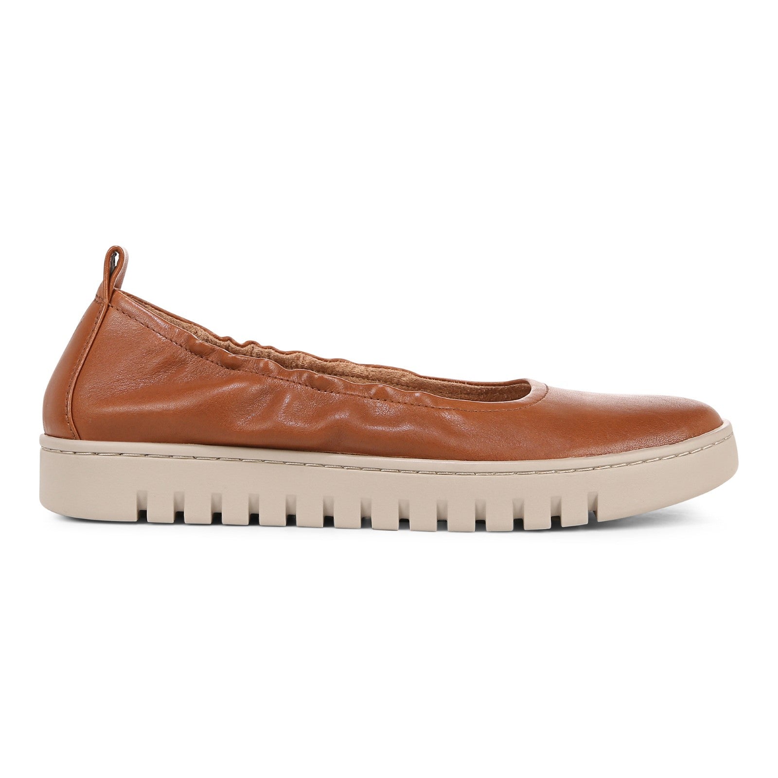 Vionic Uptown Balle womens Slip On/Loafer/Moc Shoe - Tan - Right side