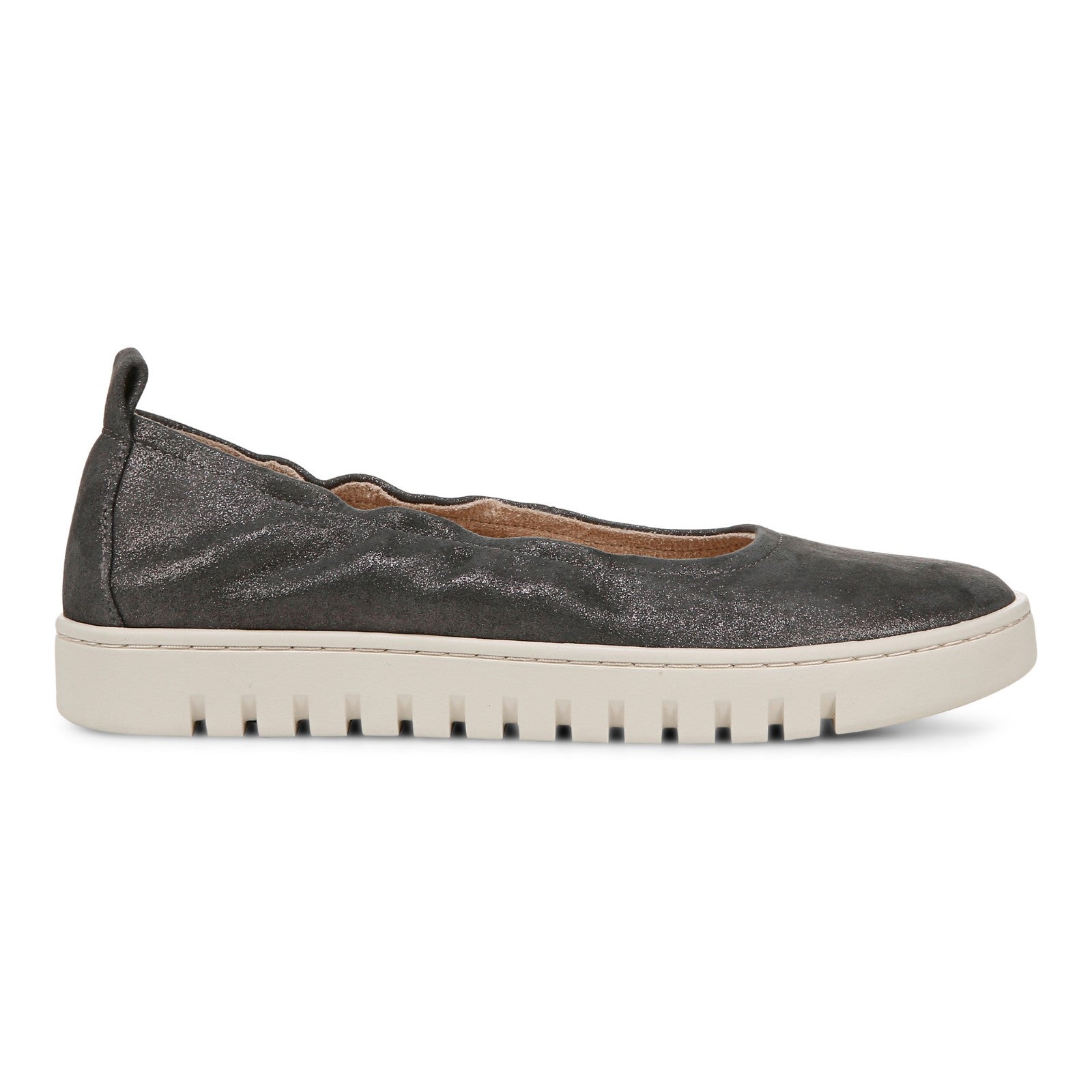 Vionic Uptown Balle womens Slip On/Loafer/Moc Shoe - Polluted Silver - Right side