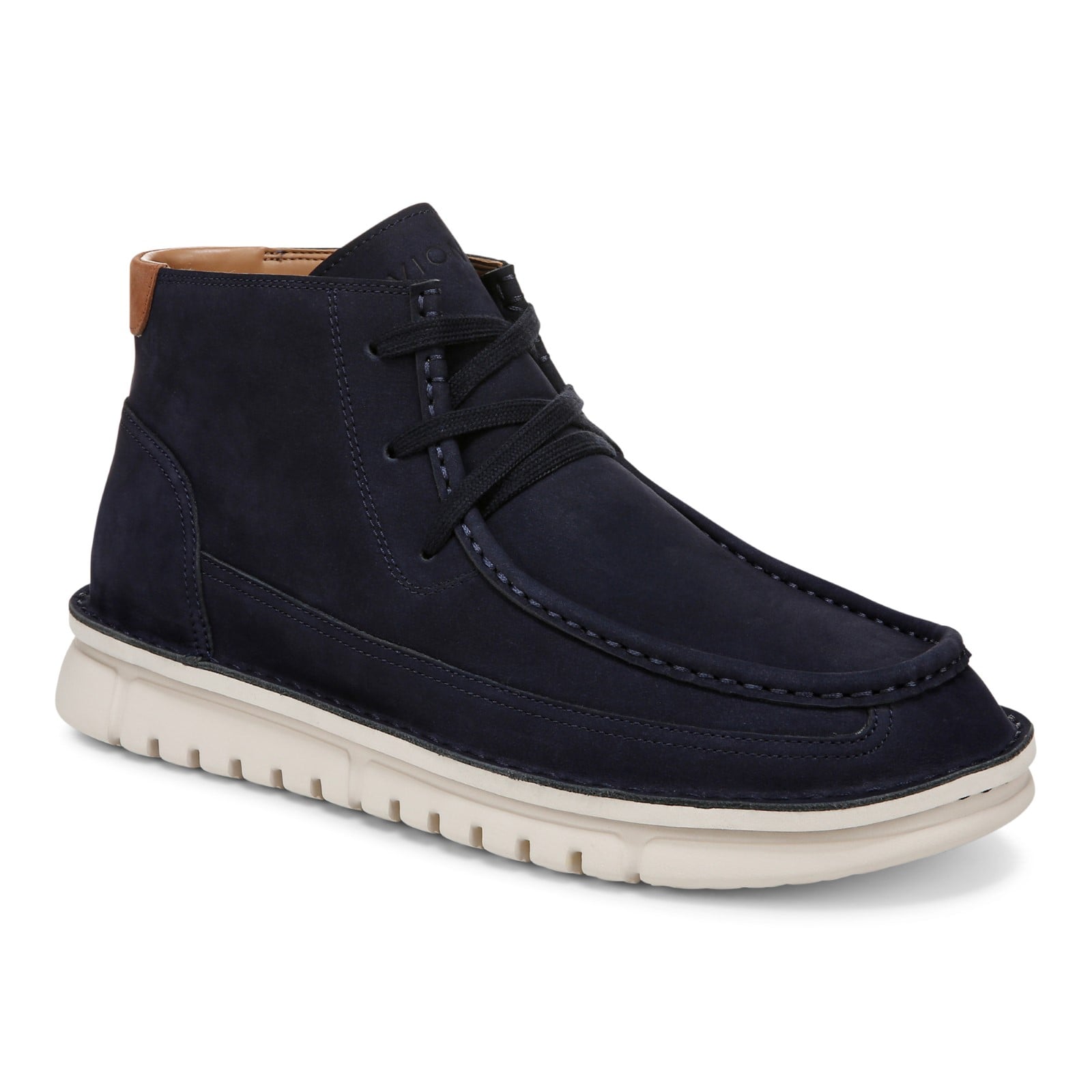 Vionic Uptown Chukka Men's Short Boot in Navy Blazer