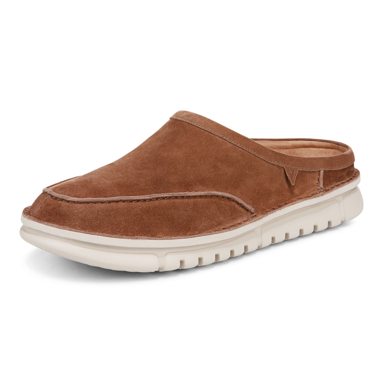 Vionic Uptown Clog mens Mule/Clog Shoe - Hazelnut - Left angle