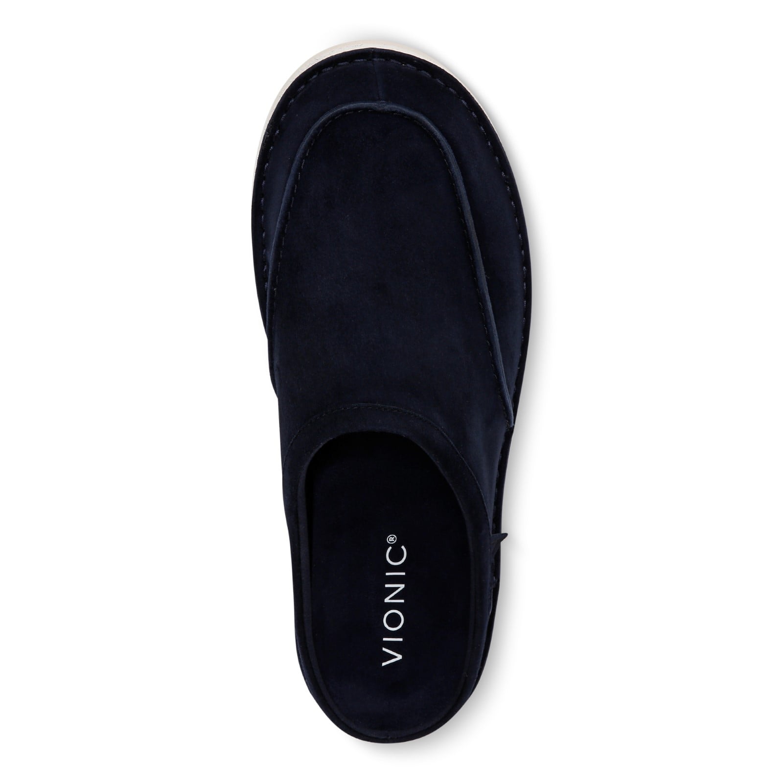 Vionic Uptown Clog mens Mule/Clog Shoe - Navy Blazer - Top