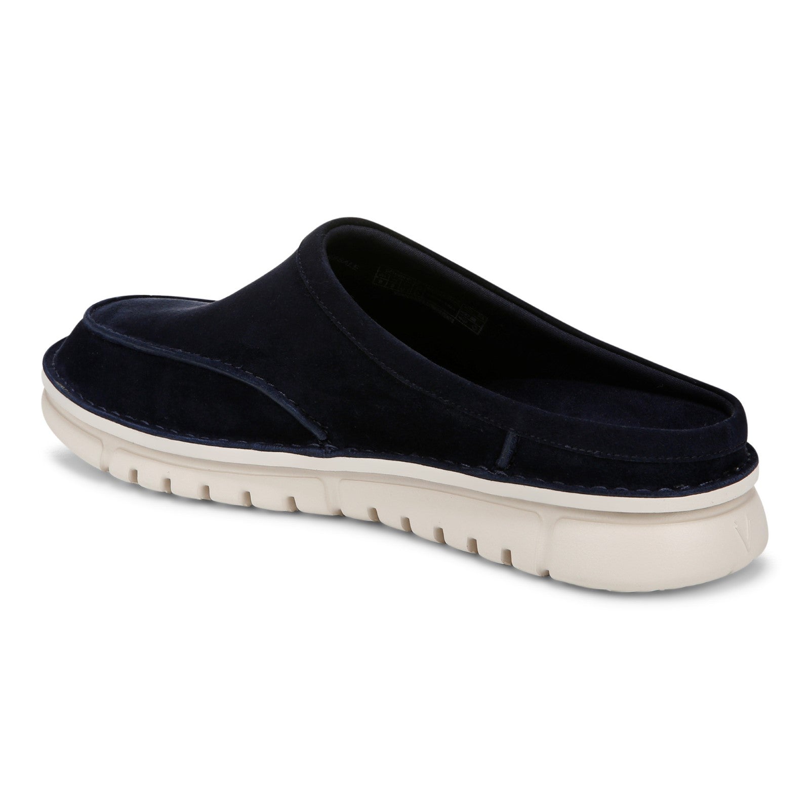 Vionic Uptown Clog mens Mule/Clog Shoe - Navy Blazer - Back angle