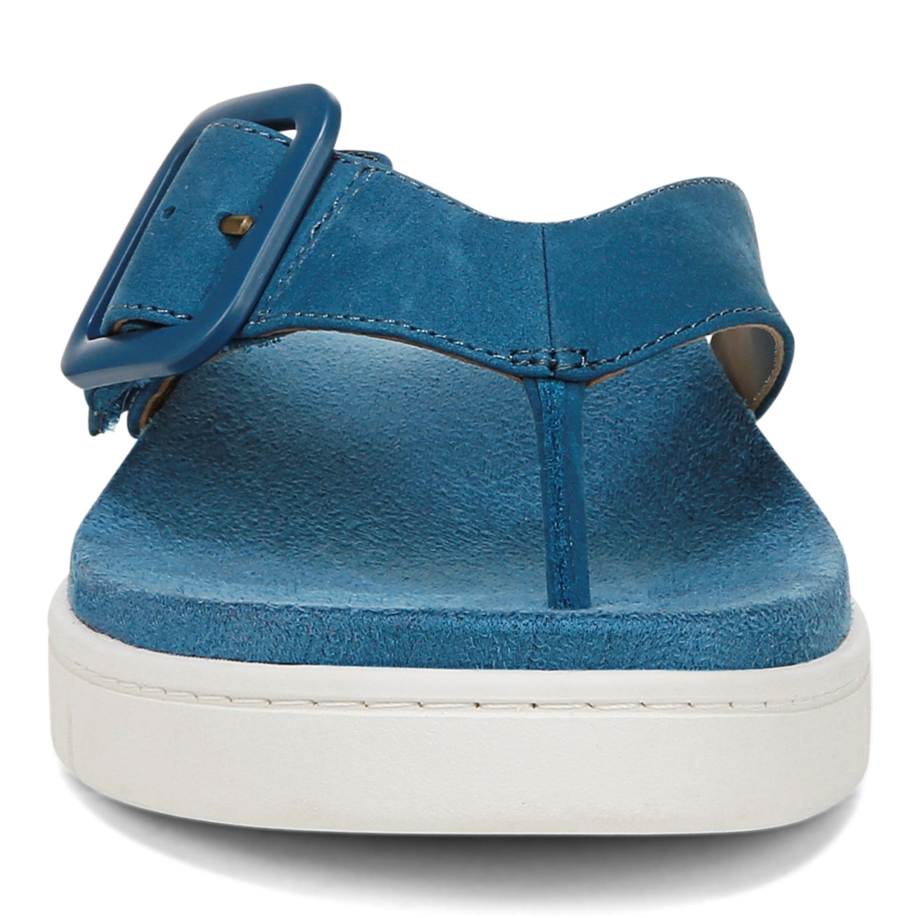 Vionic Uptown Marin Women's Platform Thong Sandal - Celestial Teal - Front