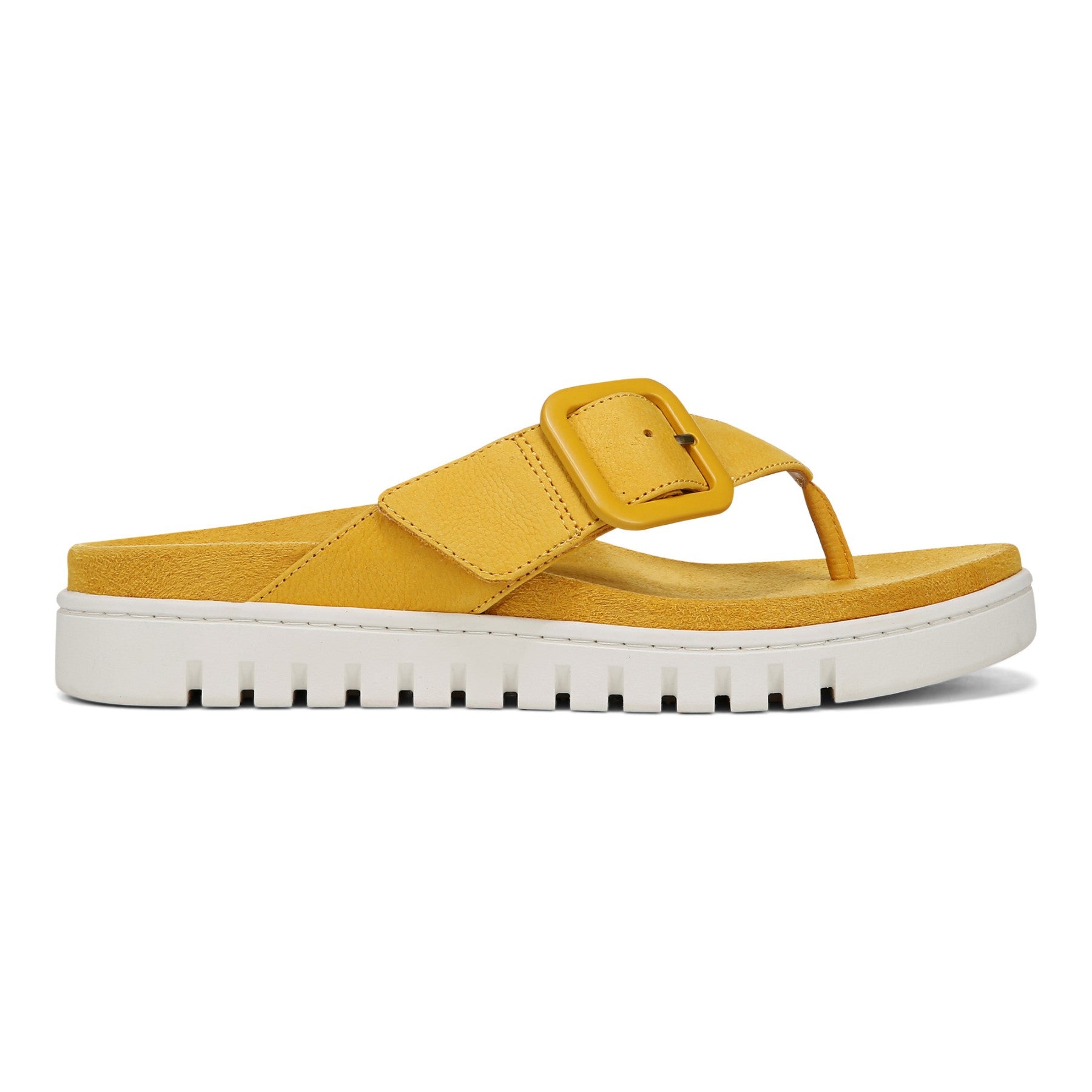 Vionic Uptown Marin Women's Platform Thong Sandal - Daffodil - Right side