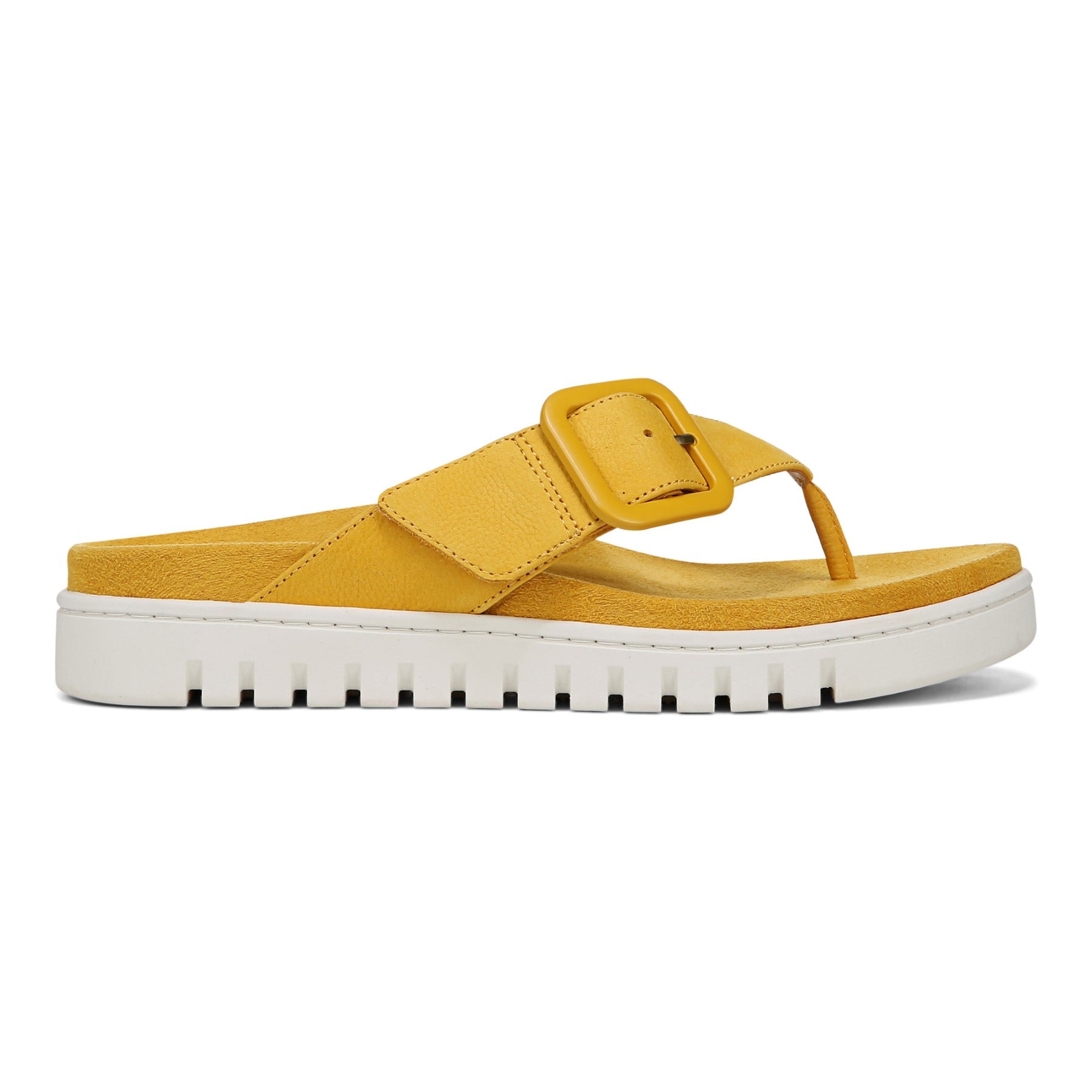 Vionic Uptown Marin Women's Platform Thong Sandal - Daffodil - Right side