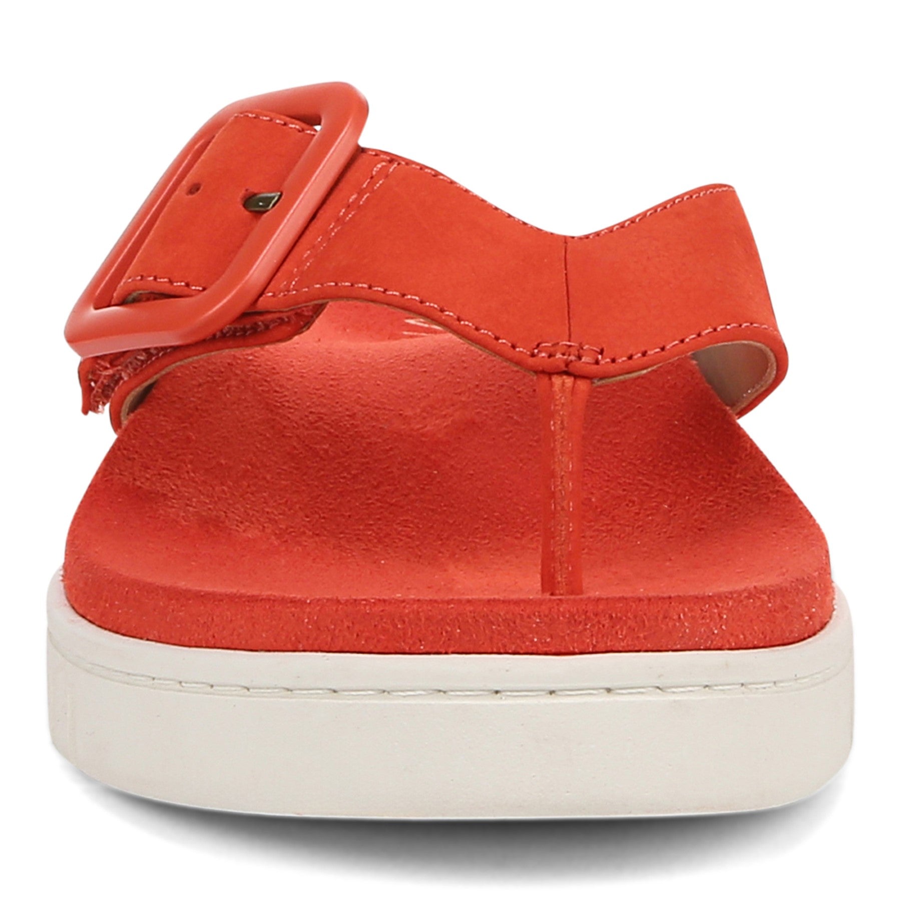 Vionic Uptown Marin Women's Platform Thong Sandal - Cherry Tomato - Front