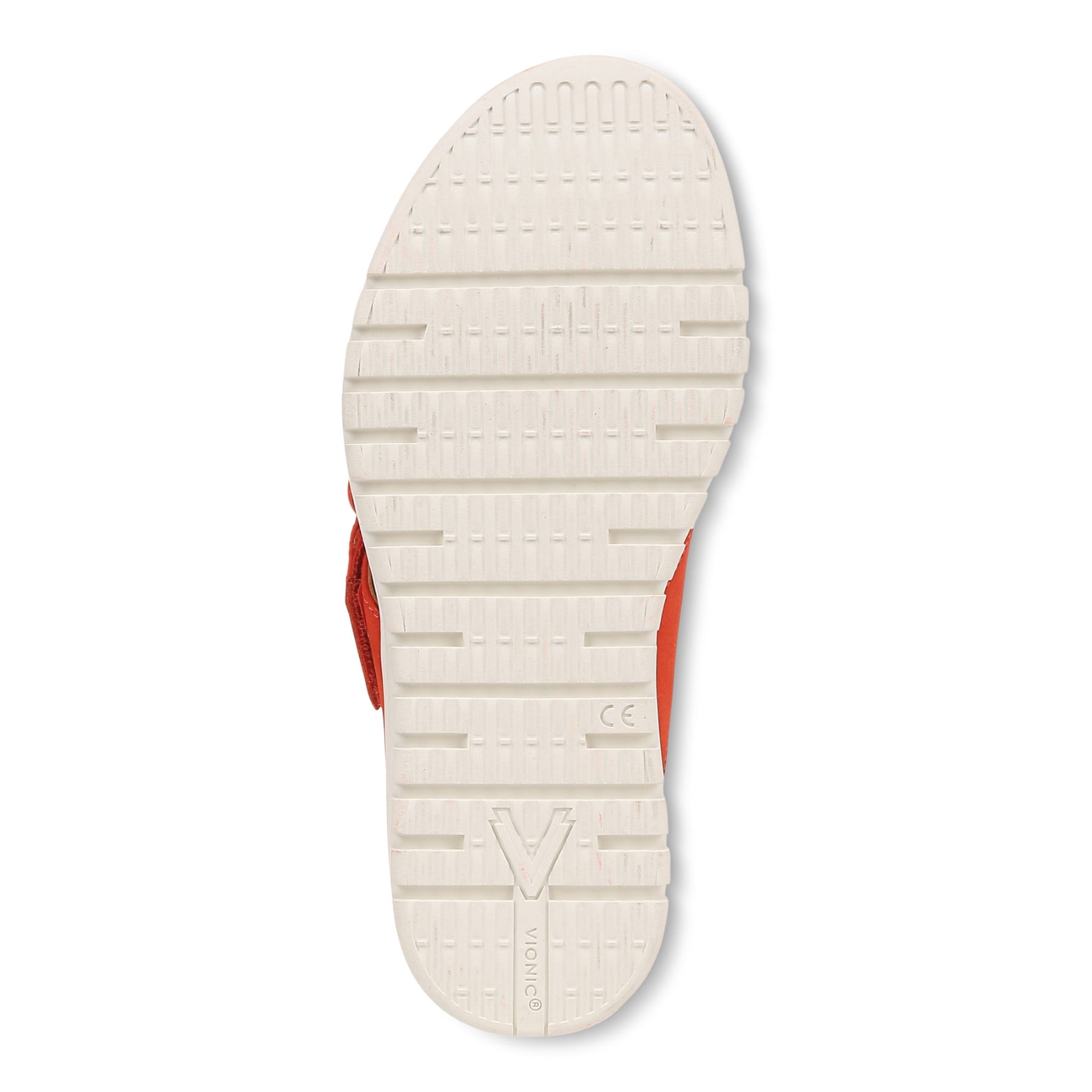 Vionic Uptown Marin Women's Platform Thong Sandal - Cherry Tomato - Bottom