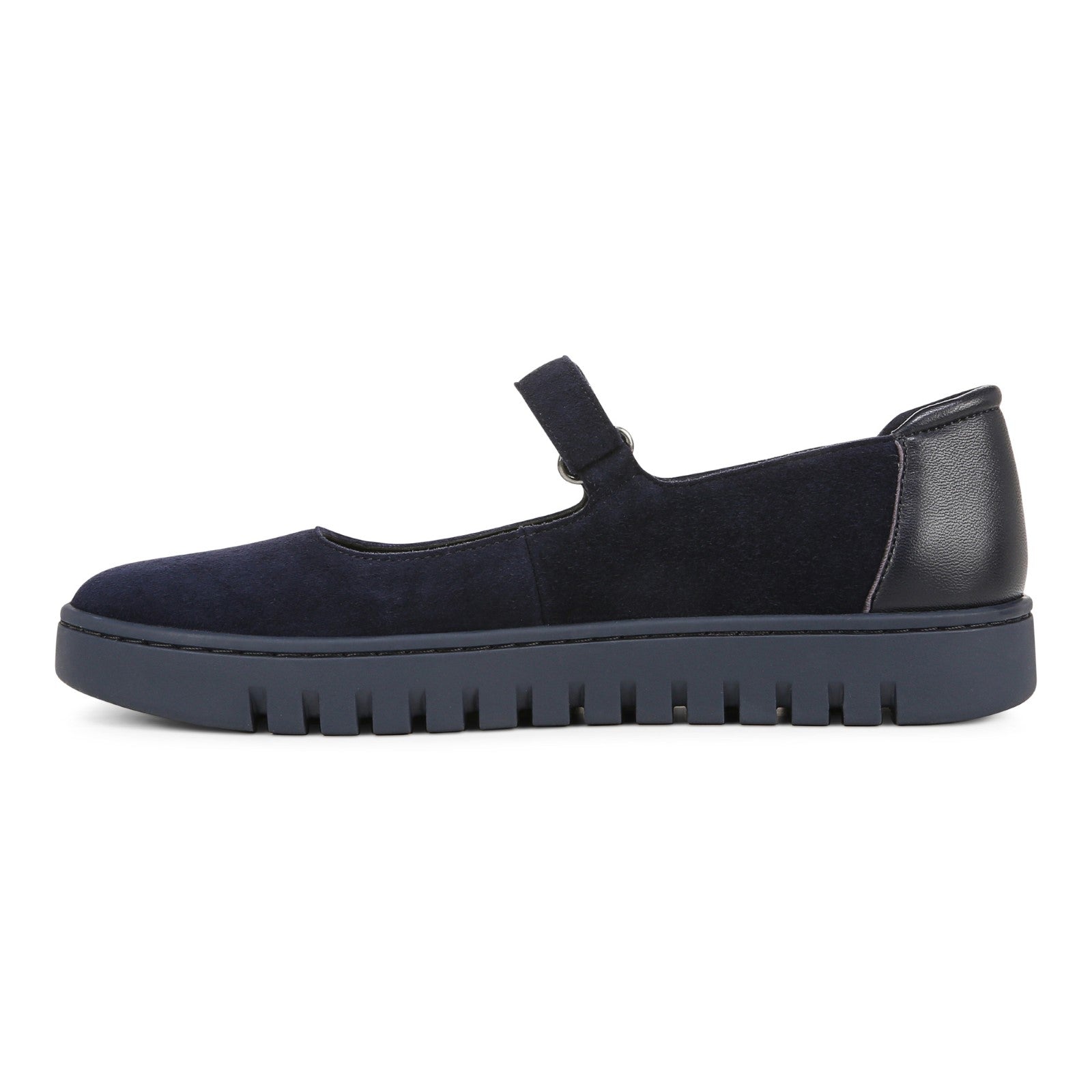 Vionic Uptown Maryj womens Mary Jane Shoe - Navy Blazer - Left Side