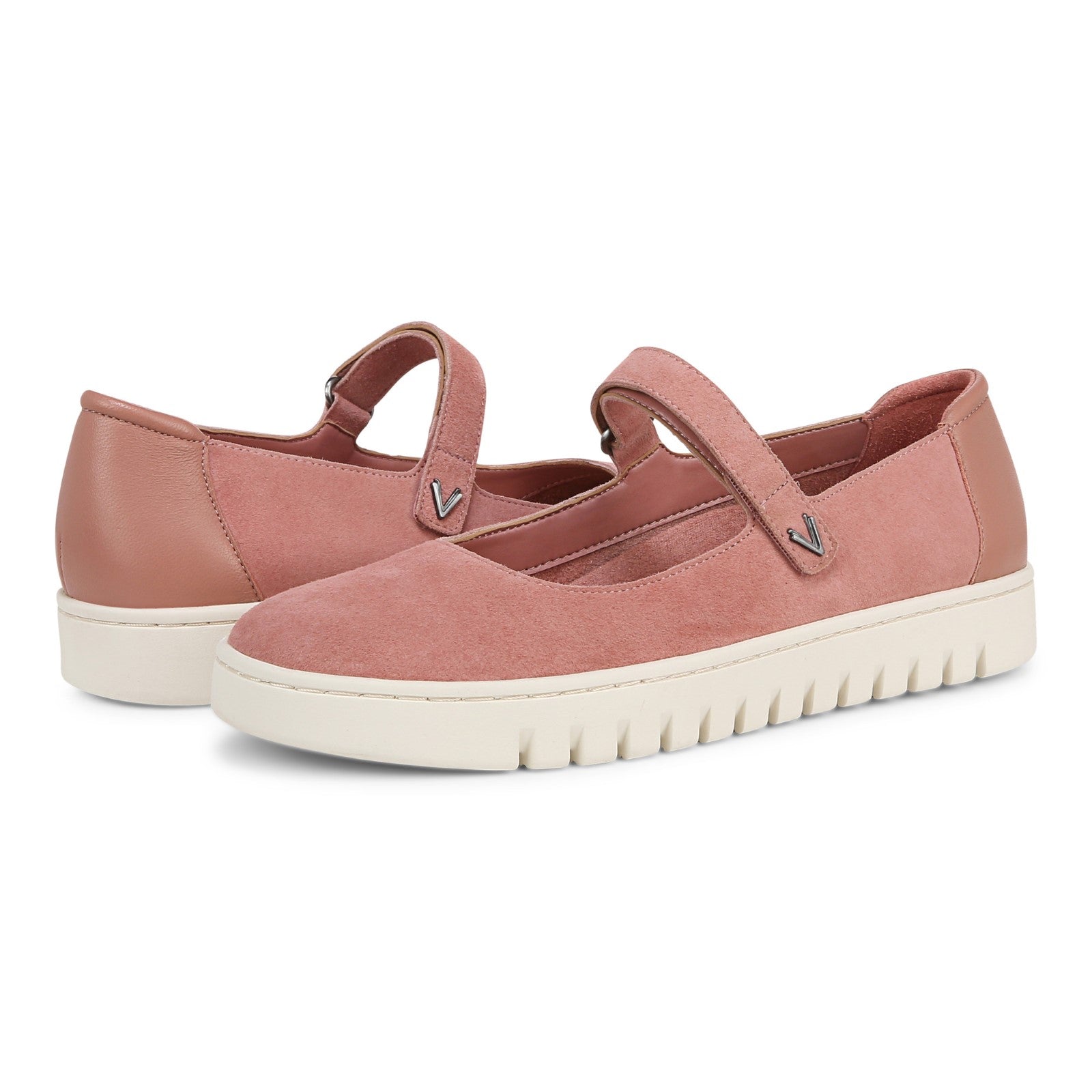 Vionic Uptown Maryj womens Mary Jane Shoe - Cinder Rose - pair left angle