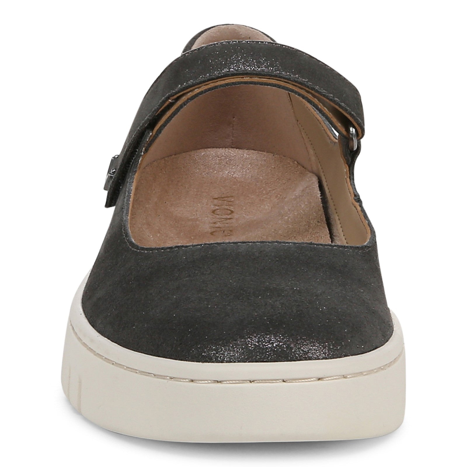 Vionic Uptown Maryj womens Mary Jane Shoe - Polluted Silver - Front