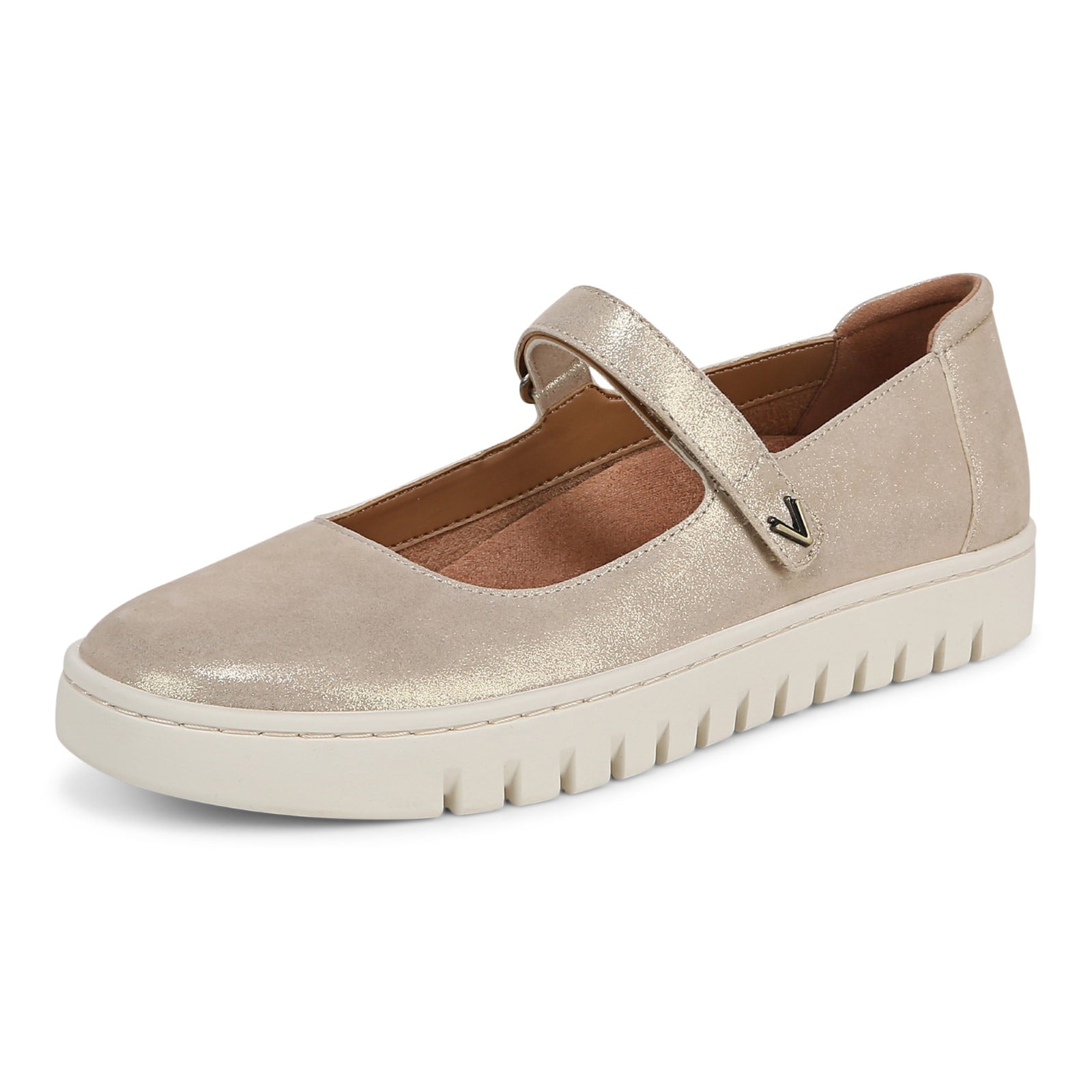 Vionic Uptown Maryj womens Mary Jane Shoe - Gold - Left angle