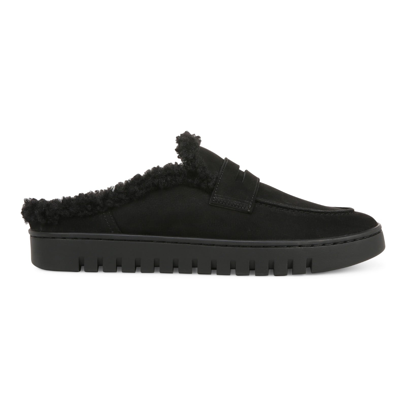 Vionic Uptown Mule - Women's Comfortable Orthotic Clog Shoe - Black - Right side