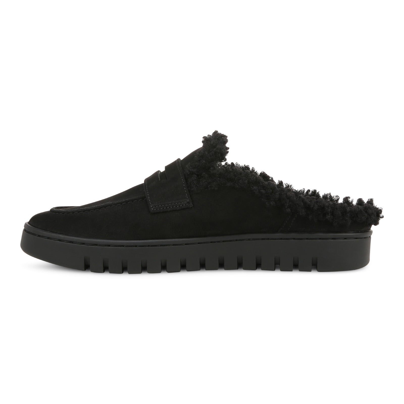 Vionic Uptown Mule - Women's Comfortable Orthotic Clog Shoe - Black - Left Side