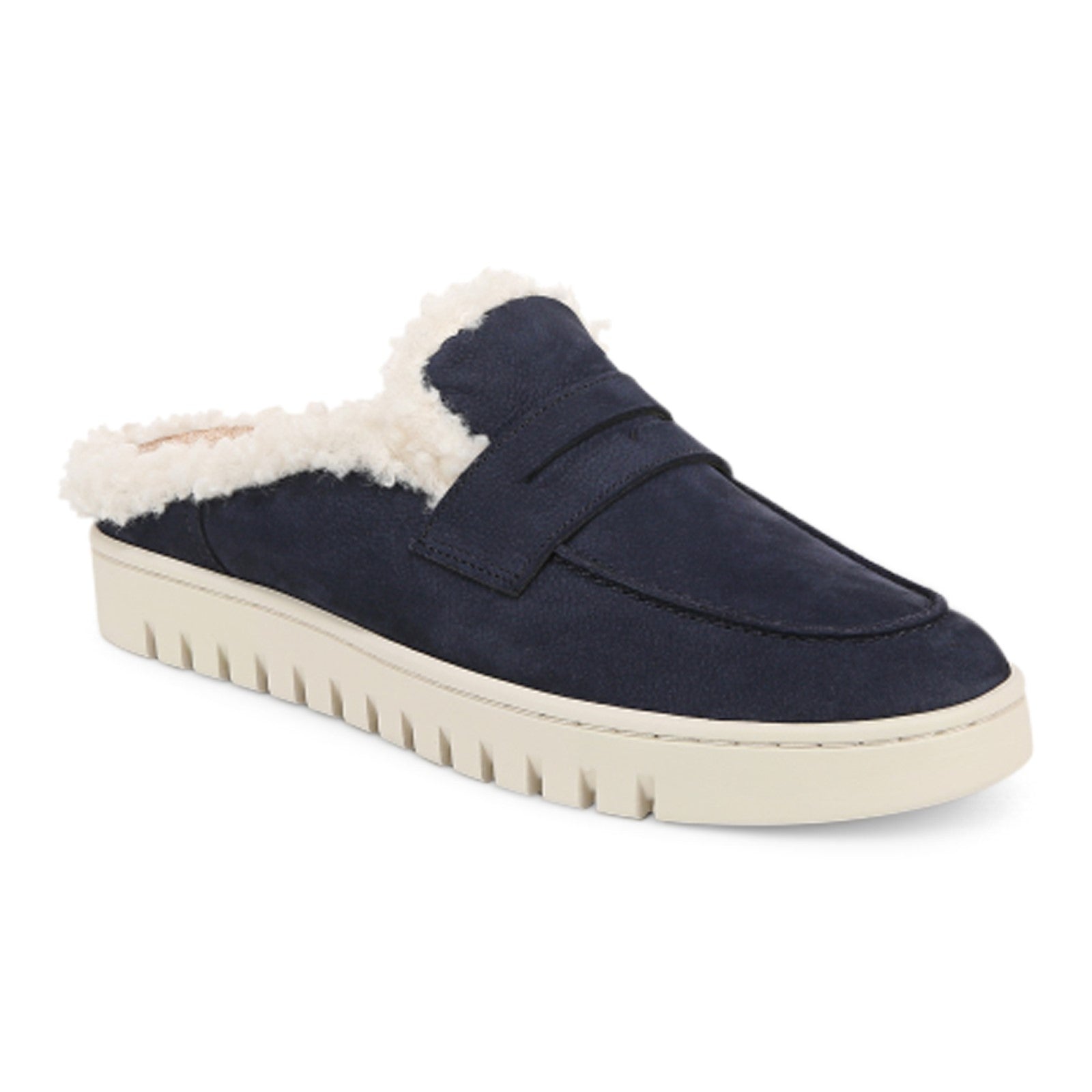 Vionic Uptown Mule - Women's Comfortable Orthotic Clog Shoe - Peacoat - Angle main