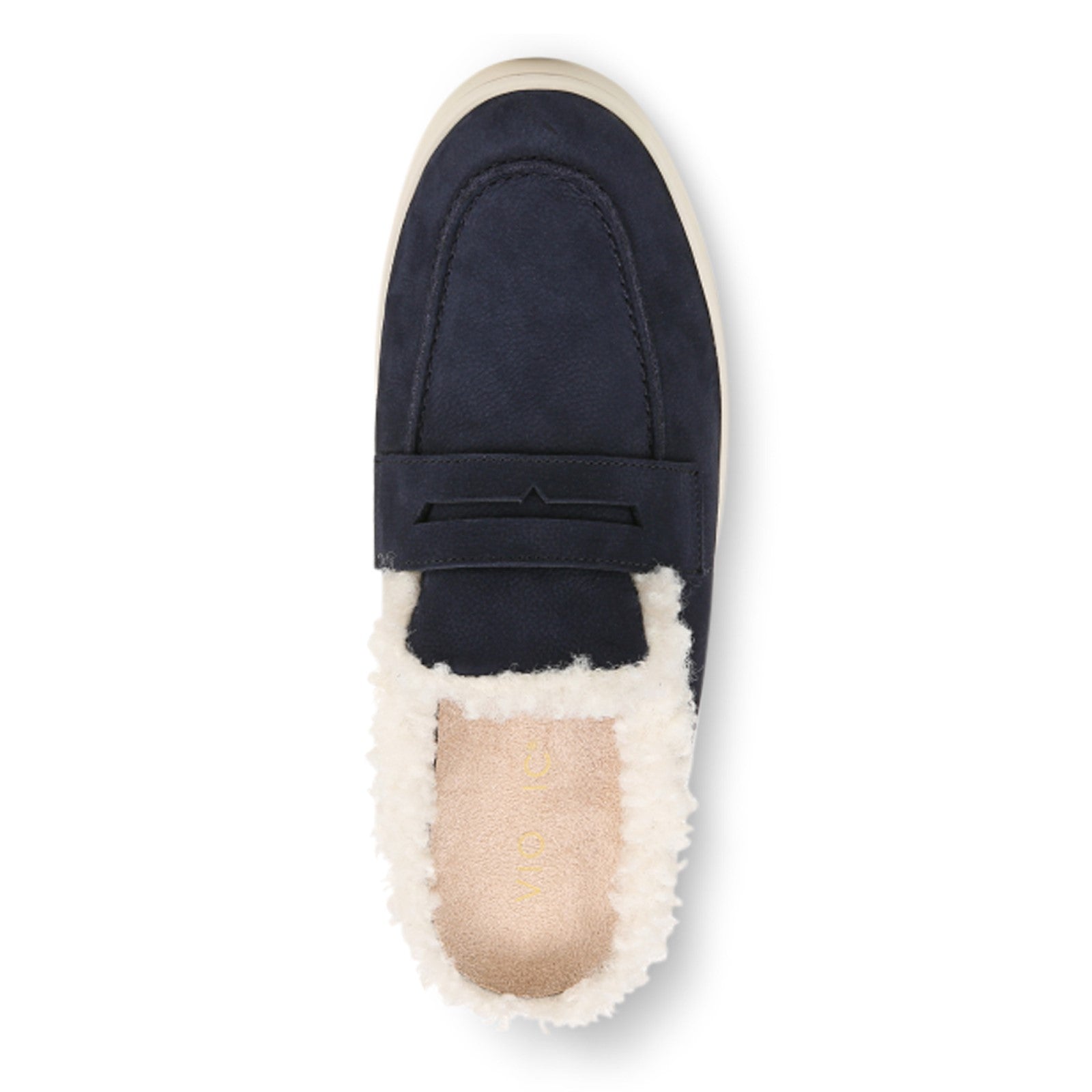 Vionic Uptown Mule - Women's Comfortable Orthotic Clog Shoe - Peacoat - Top