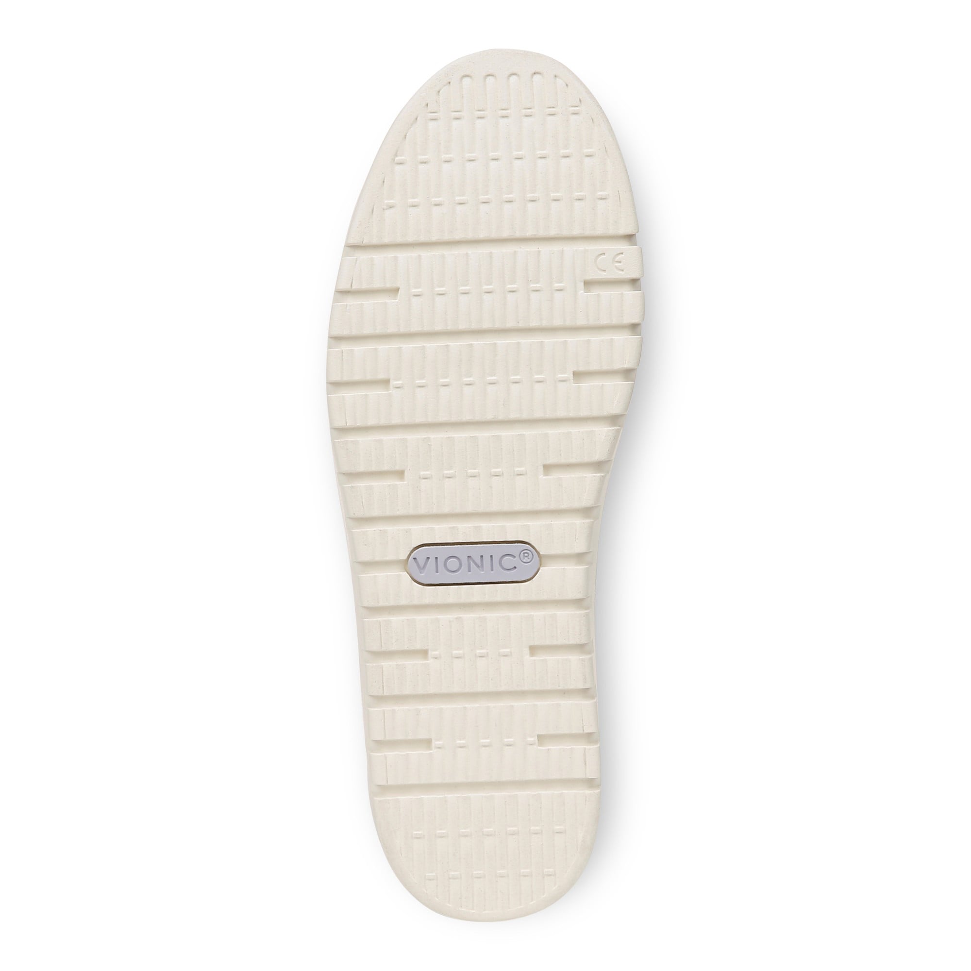 Vionic Uptown Skimmer Women's Knit Slip-On Comfort Shoe - Light Grey - Bottom
