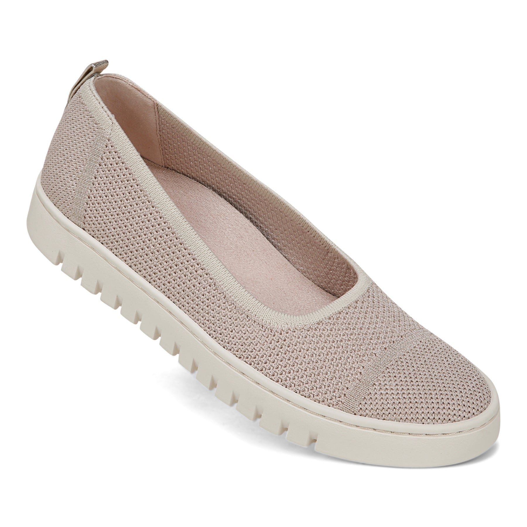 Vionic Uptown Skimmer Women's Knit Slip-On Comfort Shoe - Cameo Rose/gold - Image