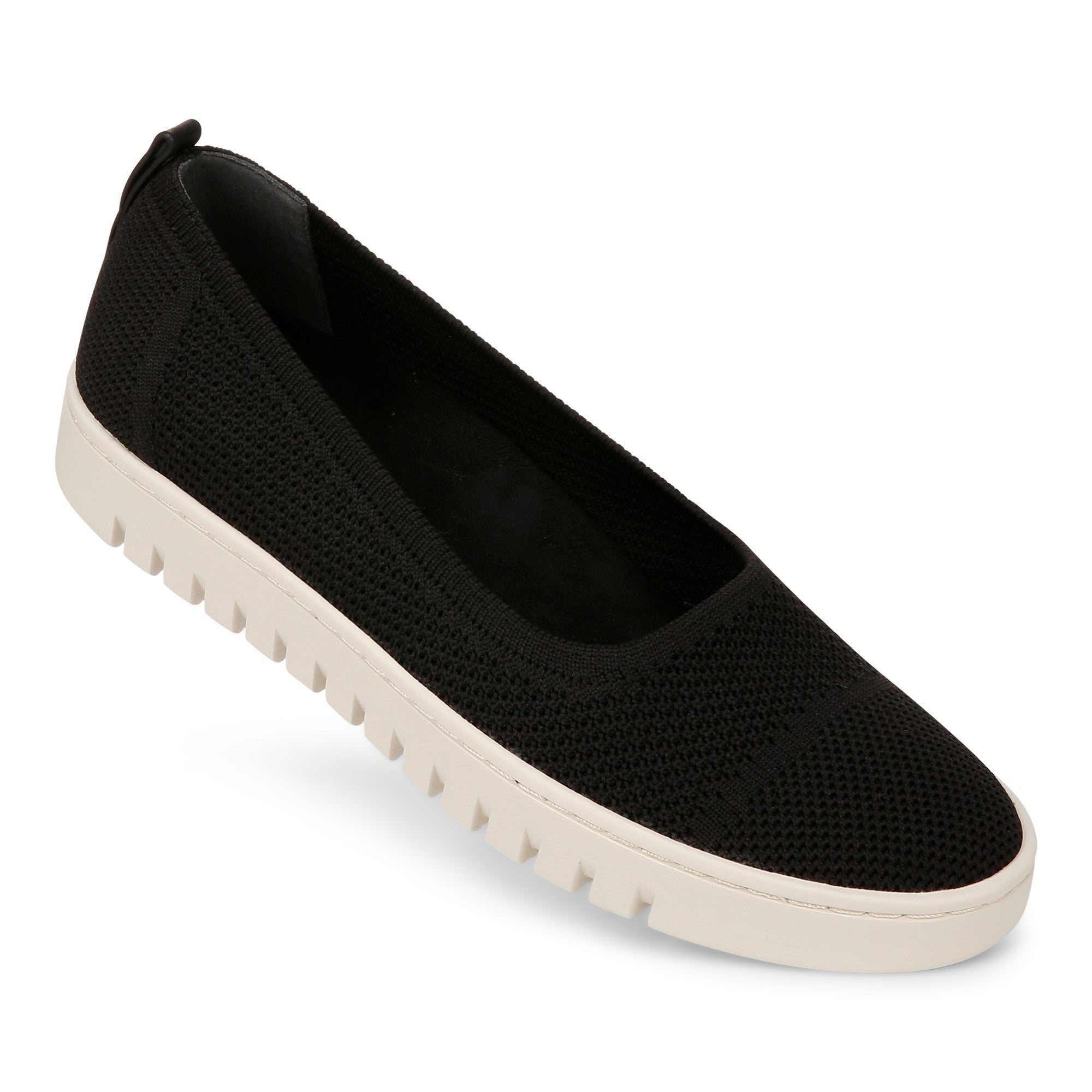Vionic Uptown Skimmer Women's Knit Slip-On Comfort Shoe - Black - UPTOWN SKIMMER SKIMMER-I9809F1001-BLACK-13fl-med