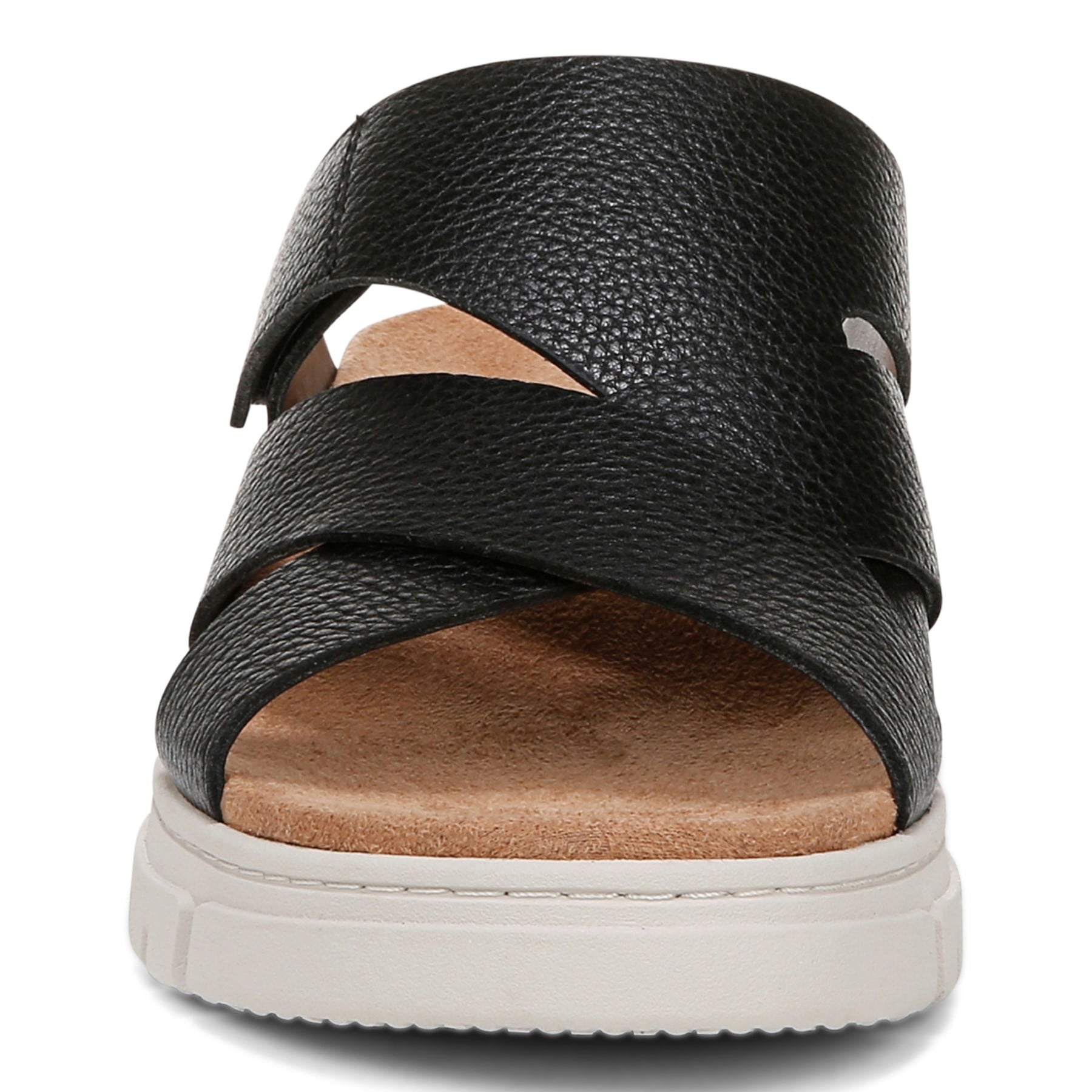 Vionic Uptown Sunset Women's Slide Sandal - Black - Front
