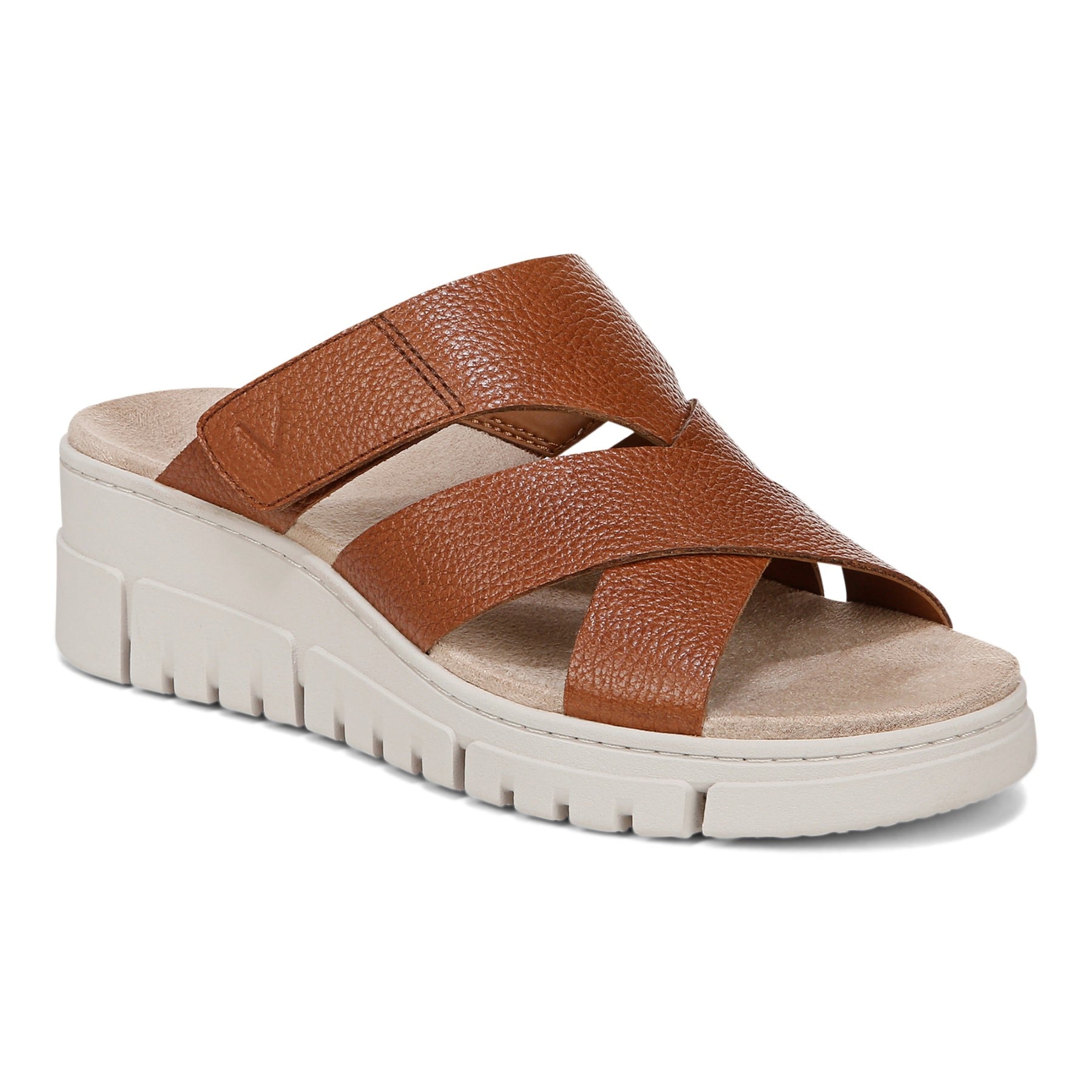 Vionic Uptown Sunset Women's Slide Sandal - Tan - Angle main
