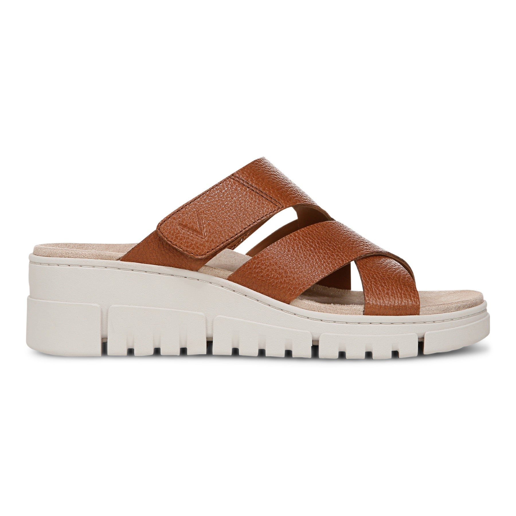 Vionic Uptown Sunset Women's Slide Sandal - Tan - Right side