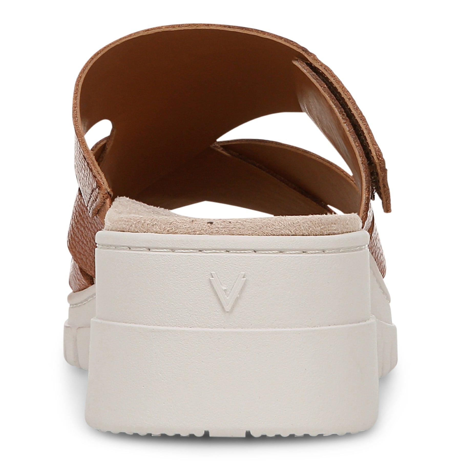 Vionic Uptown Sunset Women's Slide Sandal - Tan - Back