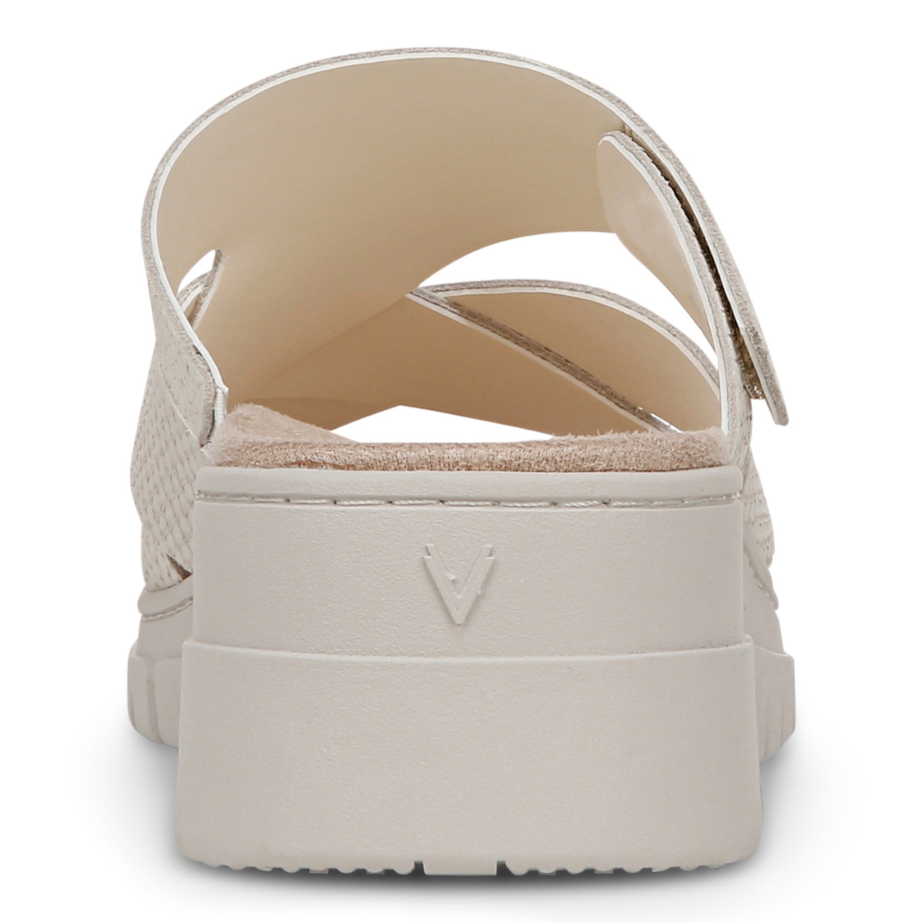 Vionic Uptown Sunset Women's Slide Sandal - Ivory - Back