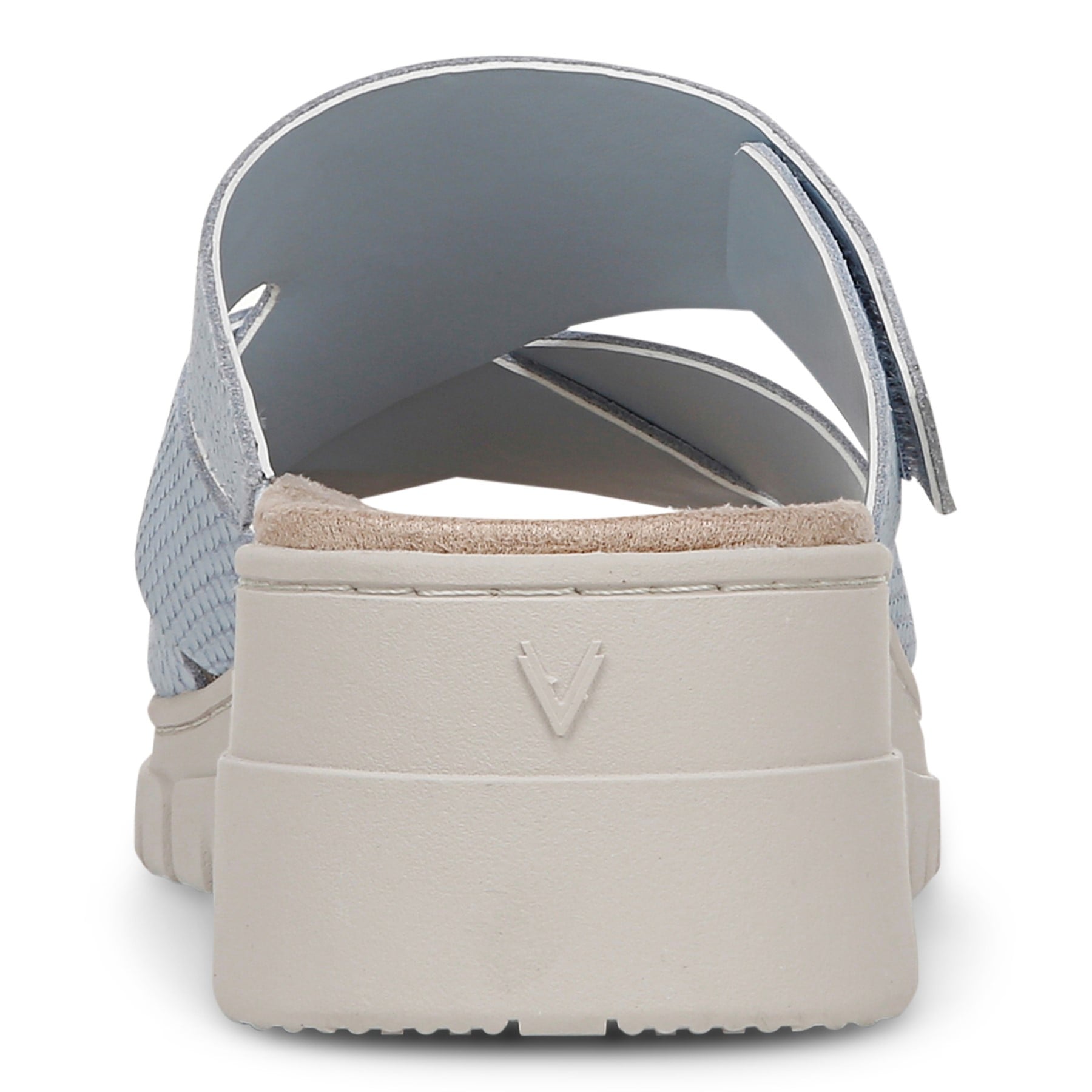 Vionic Uptown Sunset Women's Slide Sandal - Blue Mist - Back