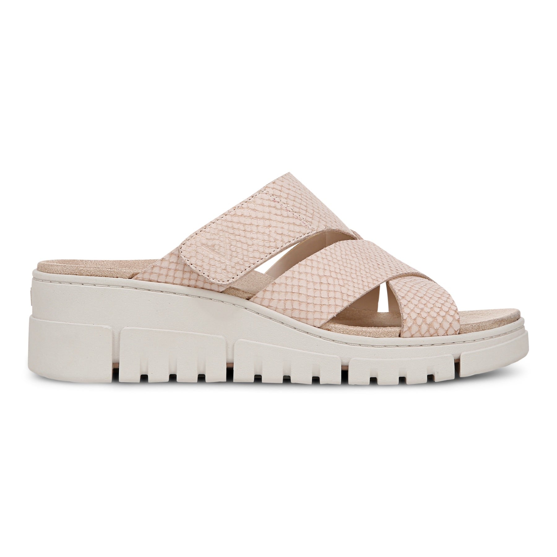 Vionic Uptown Sunset Women's Slide Sandal - Cameo Rose - Right side