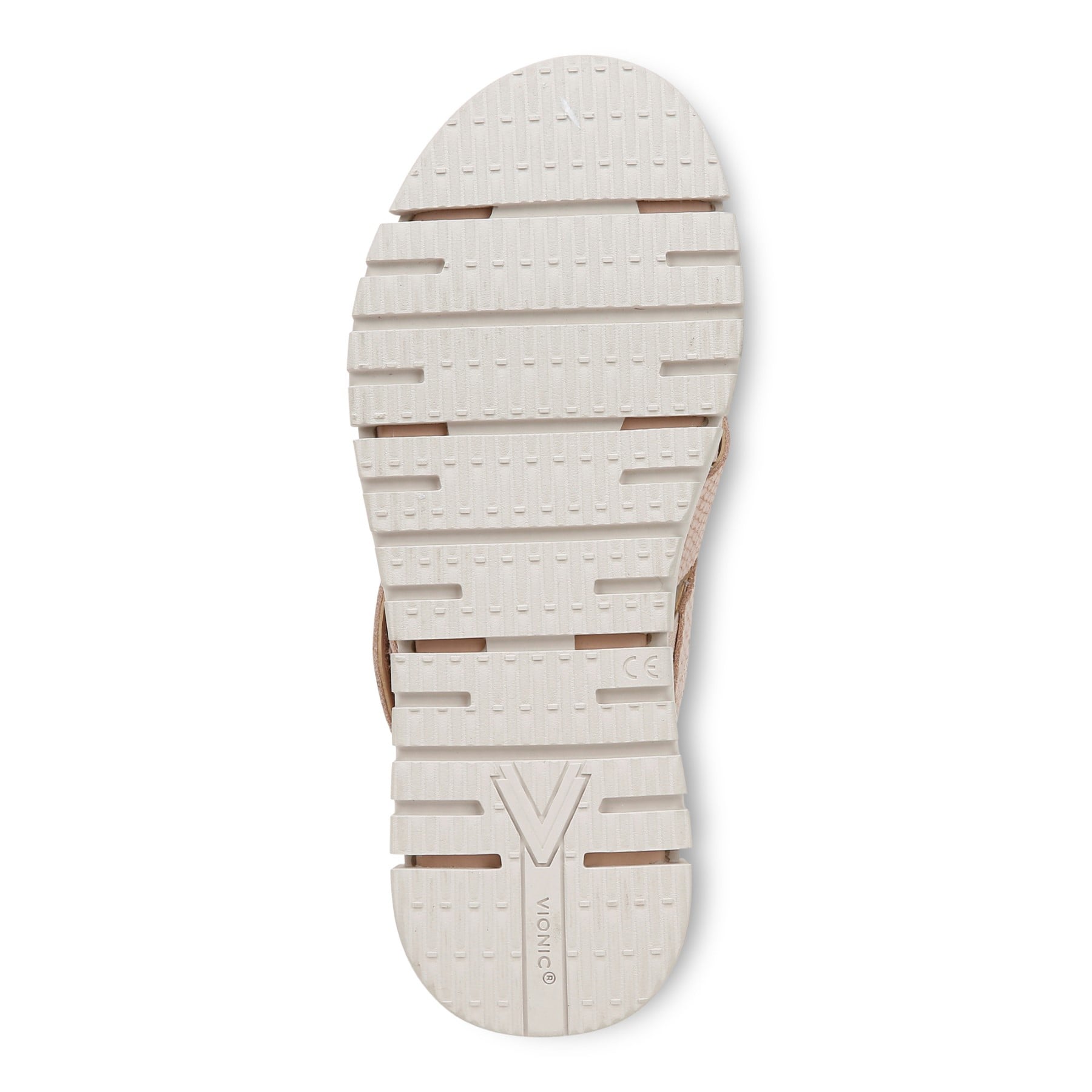 Vionic Uptown Sunset Women's Slide Sandal - Cameo Rose - Bottom