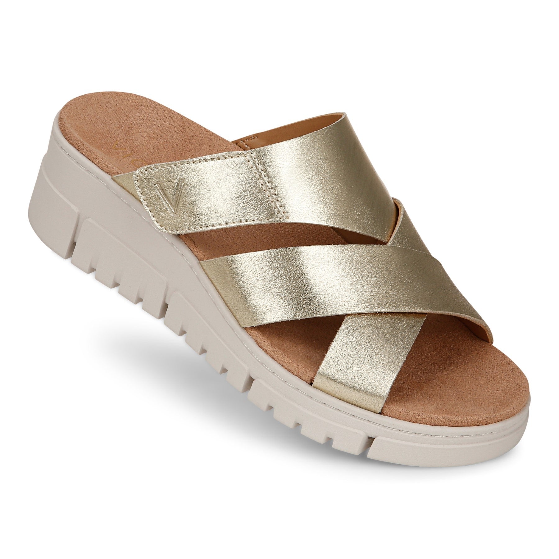 Vionic Uptown Sunset Women's Slide Sandal - Gold - UPTOWN SUNSET-J3196L4700-GOLD-13fl-med