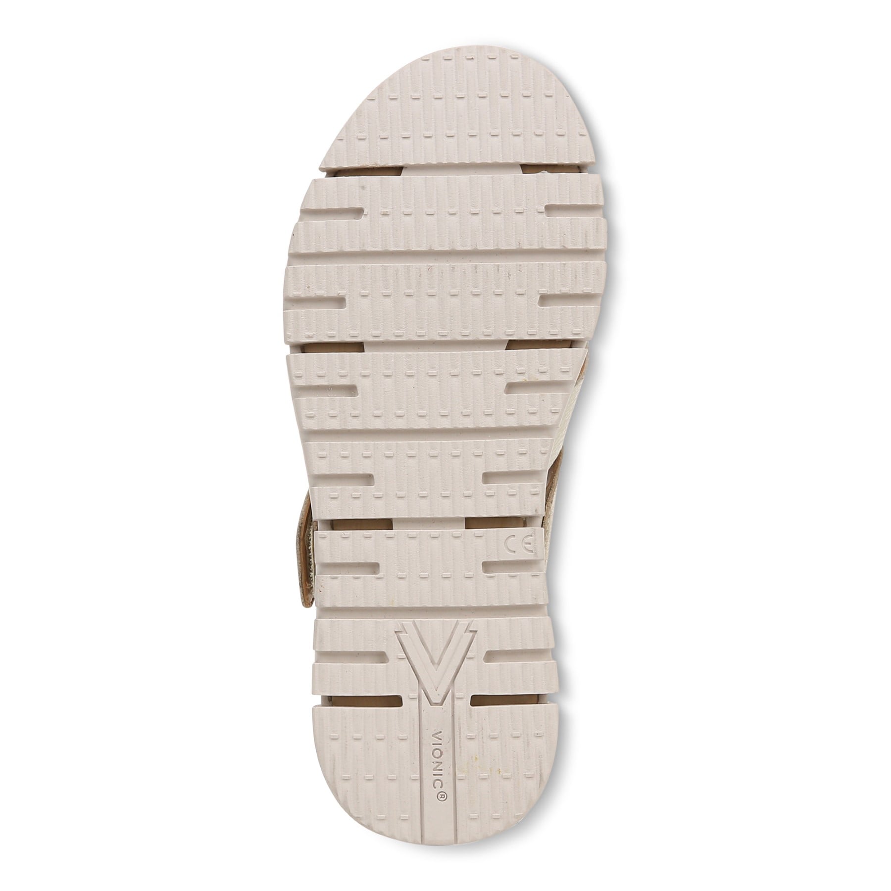 Vionic Uptown Sunset Women's Slide Sandal - Tan/gold - Bottom