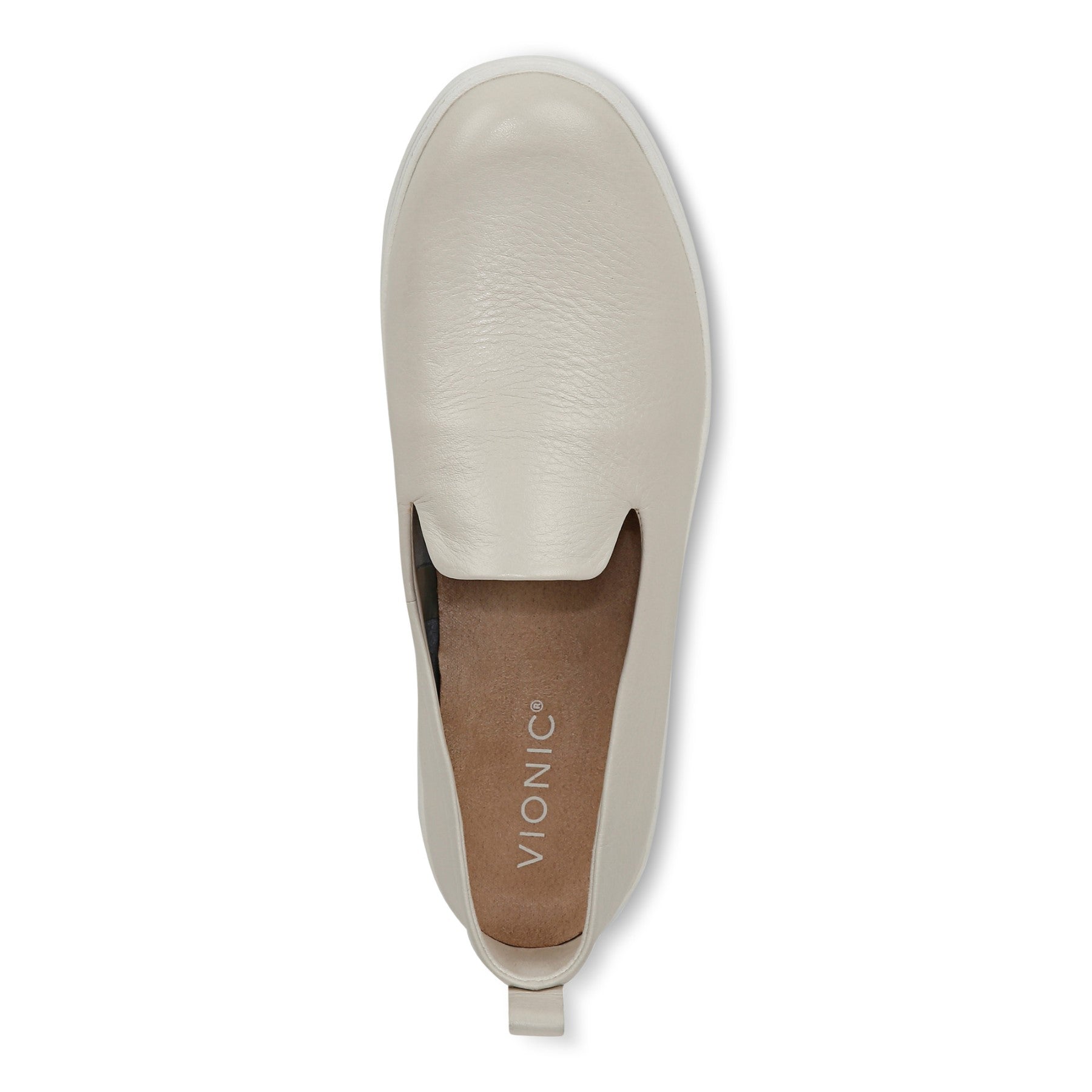 Vionic Uptown Willa womens Slip On/Loafer/Moc Shoe - Cream - Top