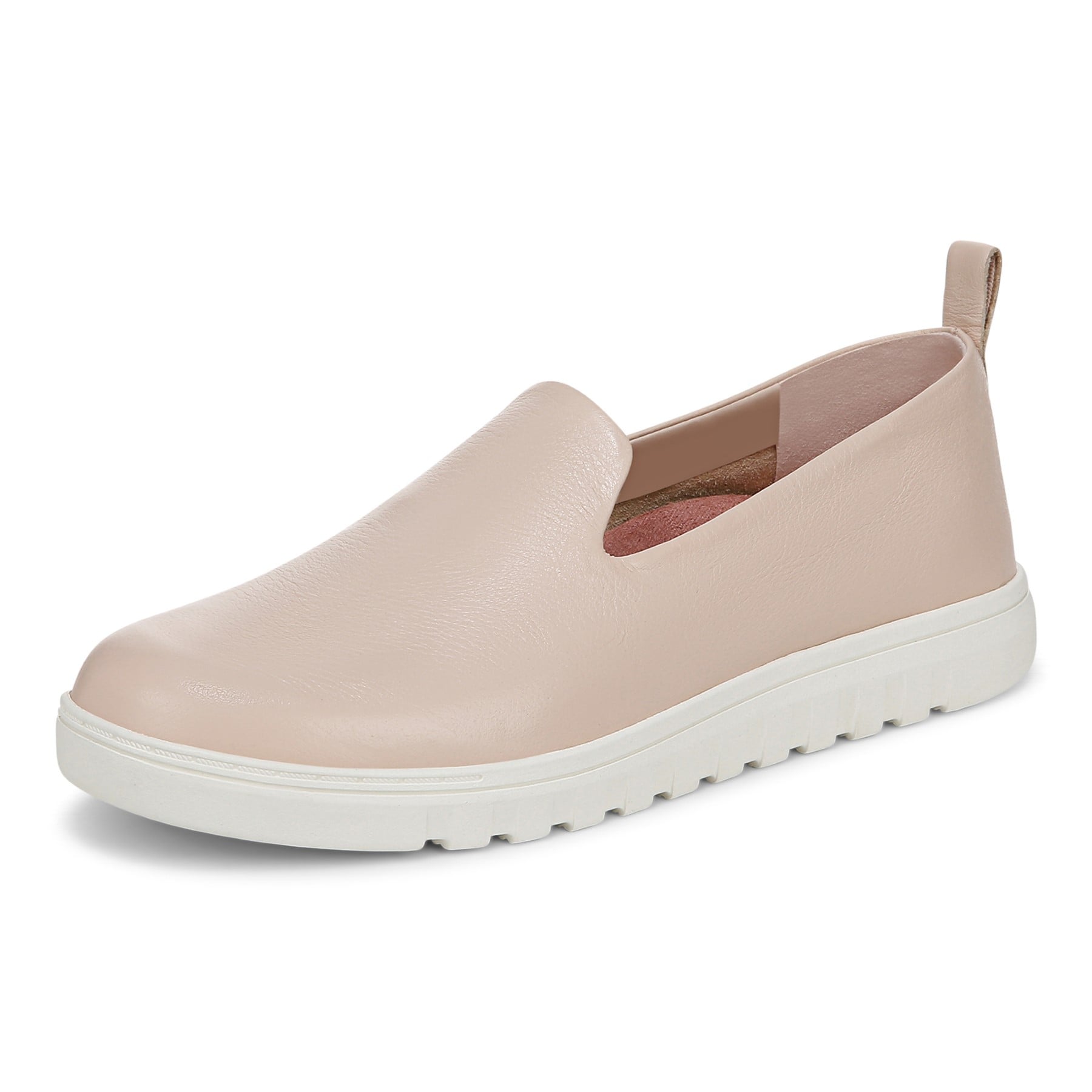 Vionic Uptown Willa womens Slip On/Loafer/Moc Shoe - Cameo Rose - Left angle