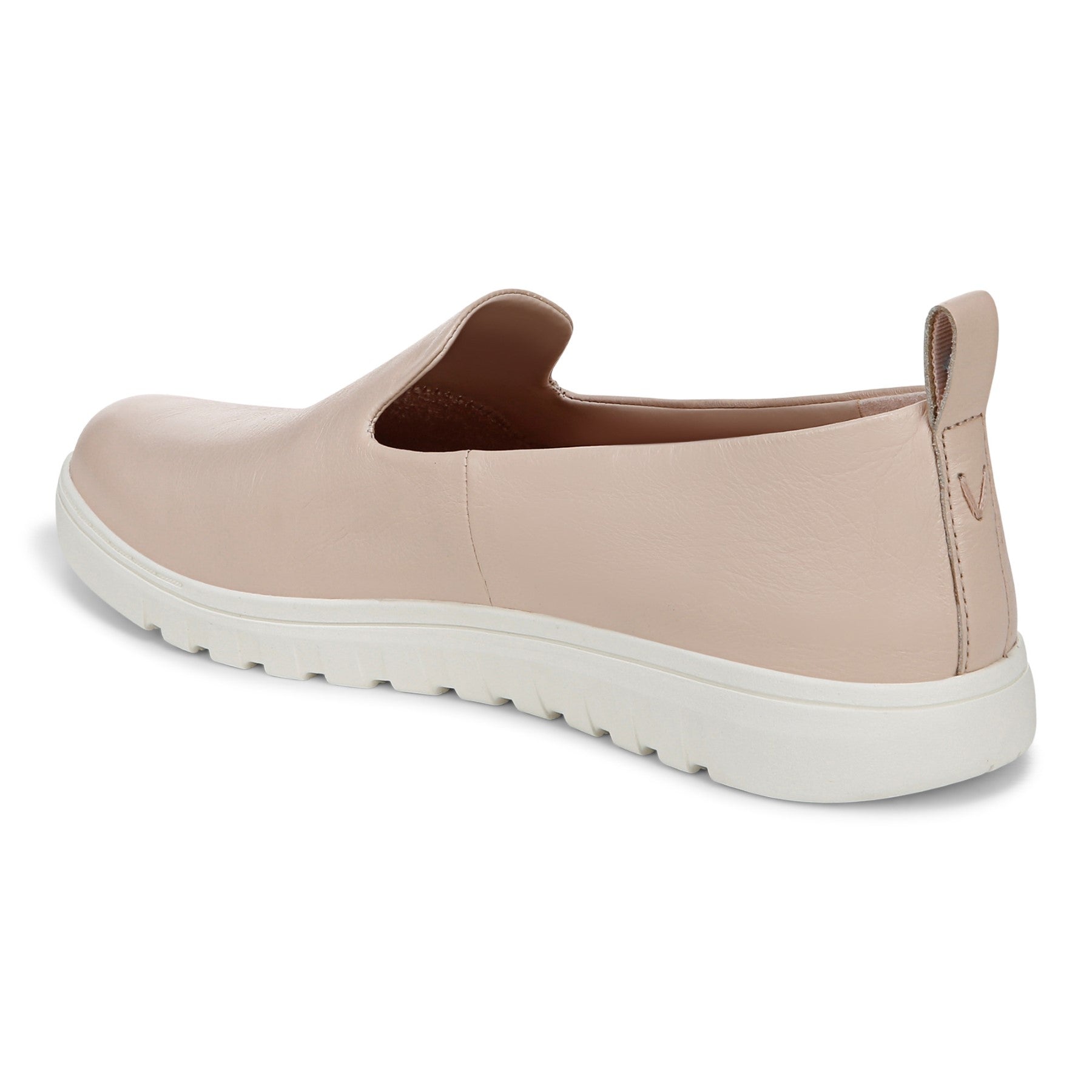 Vionic Uptown Willa womens Slip On/Loafer/Moc Shoe - Cameo Rose - Back angle
