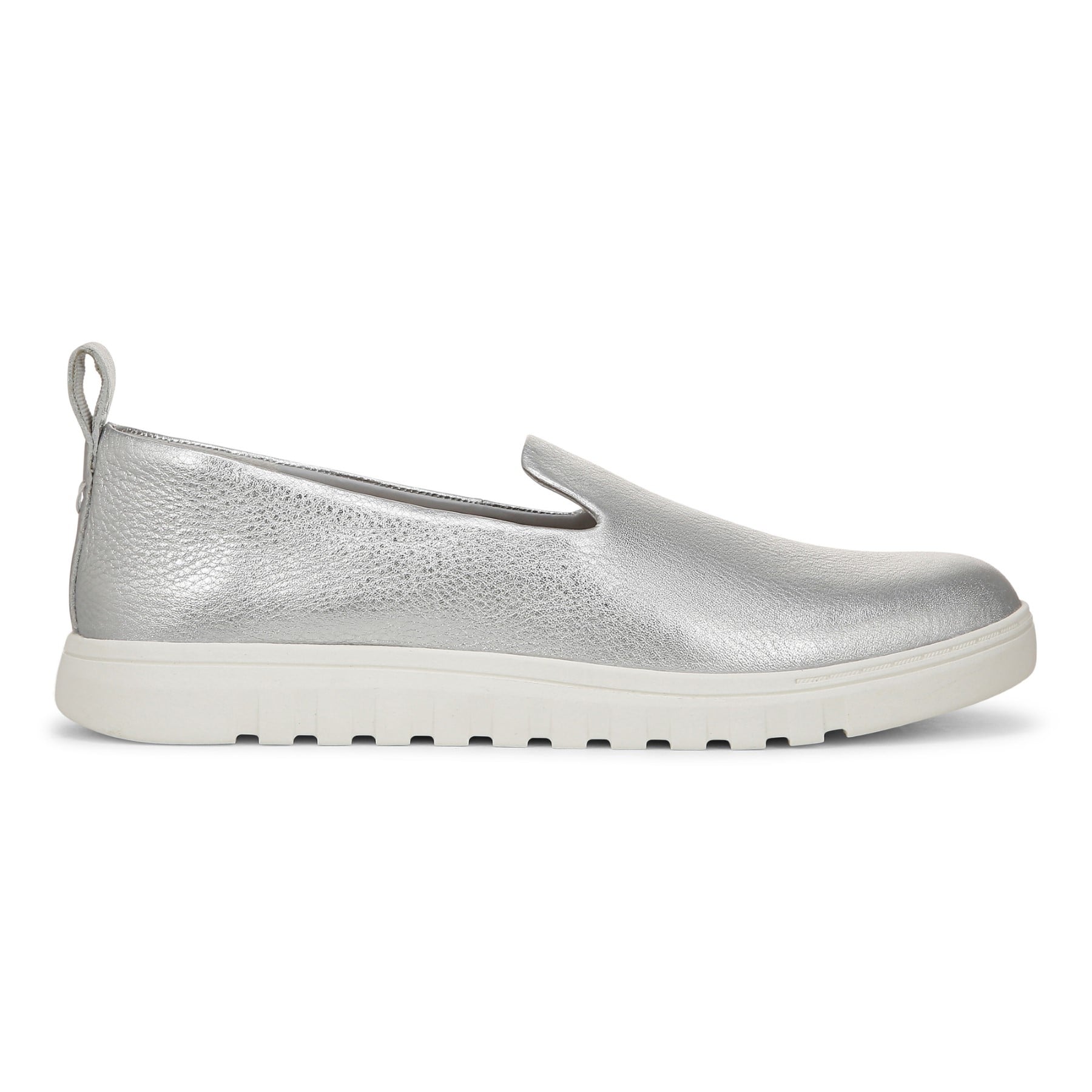 Vionic Uptown Willa womens Slip On/Loafer/Moc Shoe - Silver - Right side