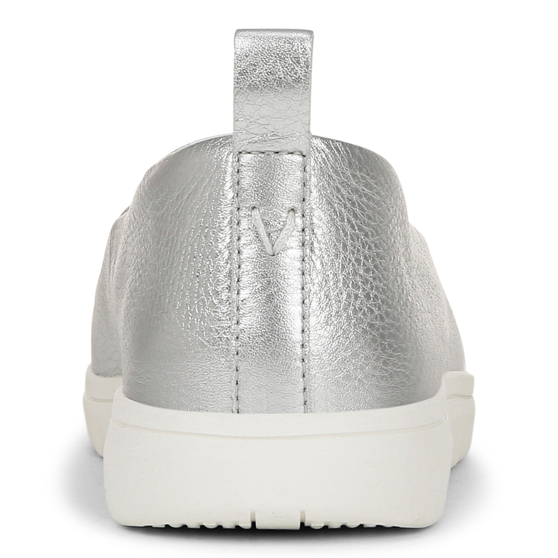 Vionic Uptown Willa womens Slip On/Loafer/Moc Shoe - Silver - Back